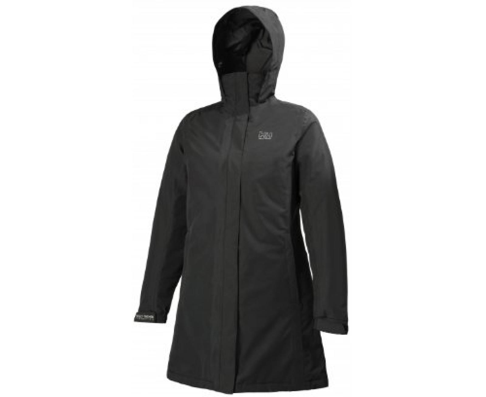 Helly Hansen Insulated Long Aden Jacket - Black 