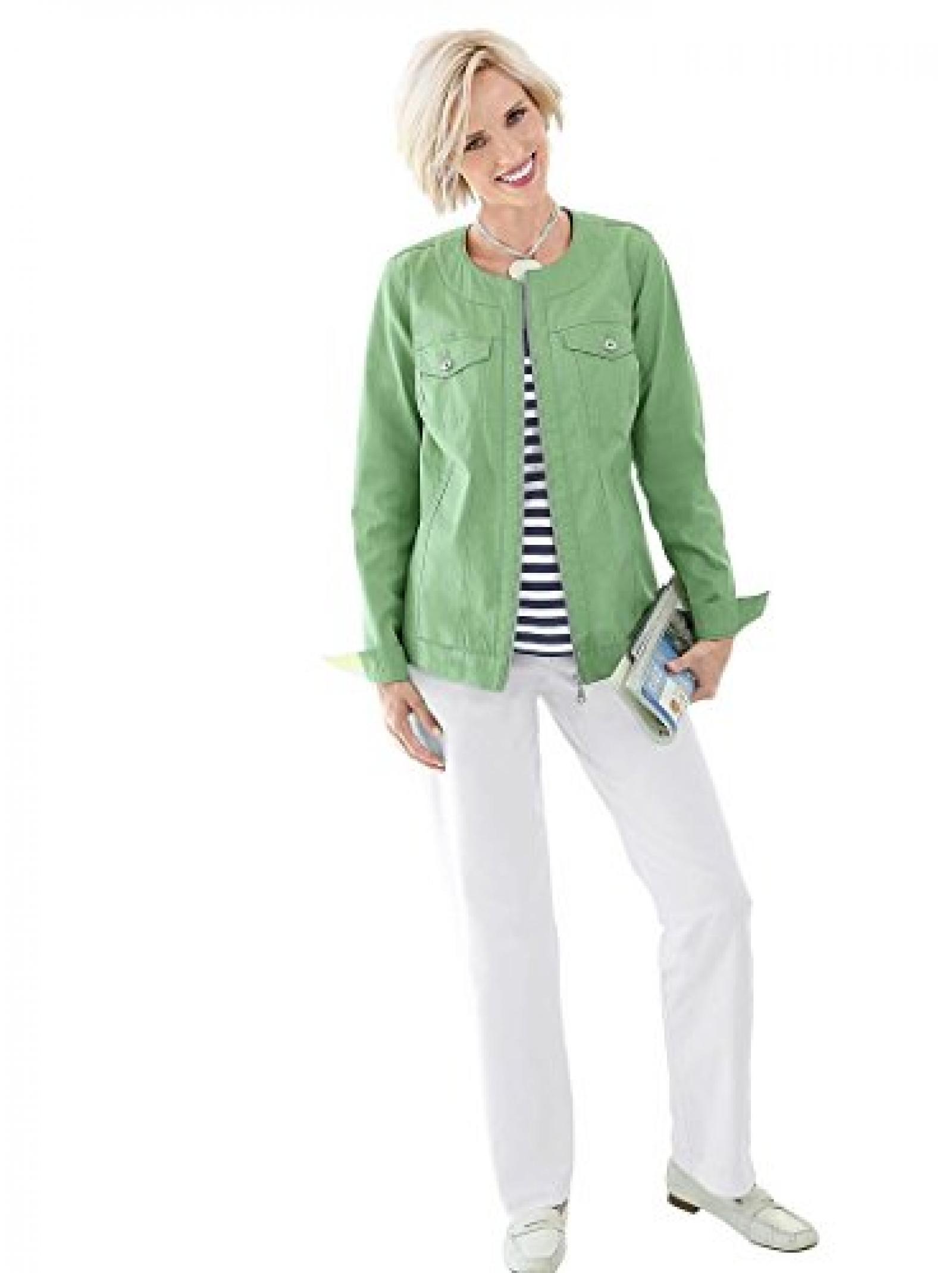 Collection L: Damen-Jacke - gr&uuml;n - 196686 