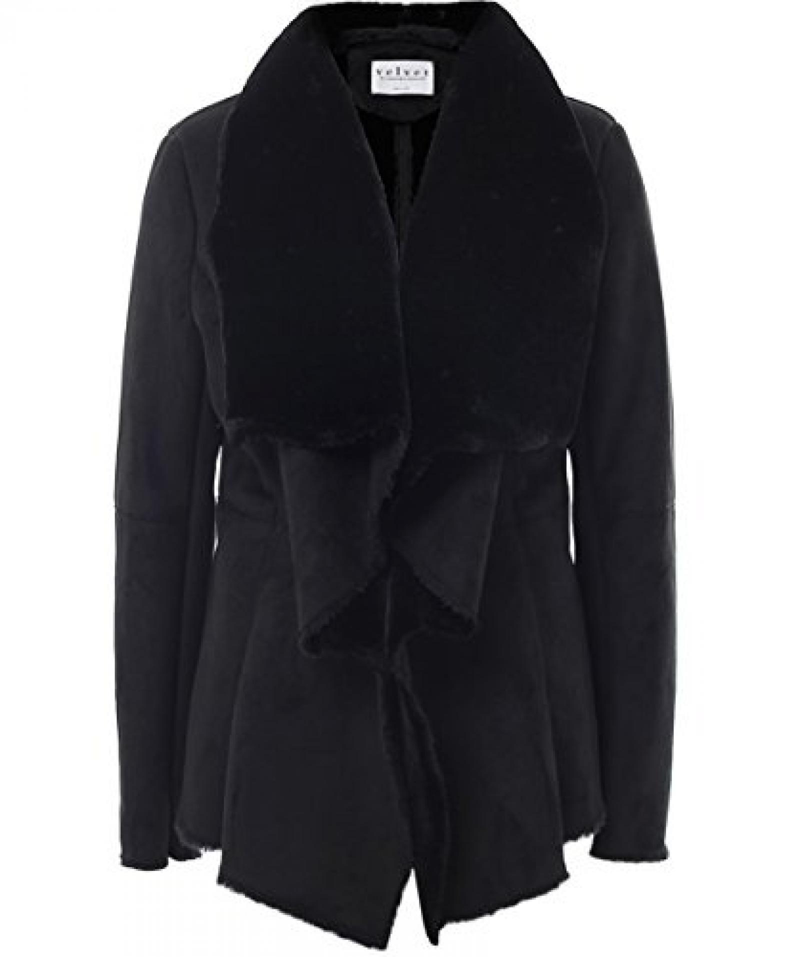 Velvet Nadia Sherpa Jacket Schwarz Velvet Nadia Sherpa Jacket Schwarz