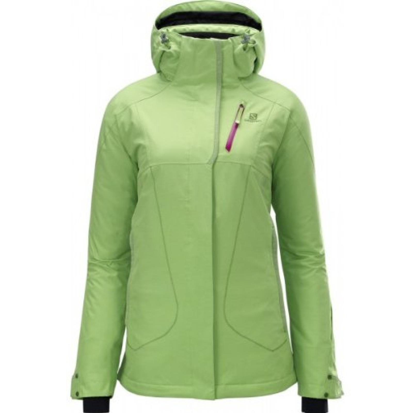 Salomon Zero Jacket - Damen Skijacke, Snowboardjacke gr&uuml;n Gr. XS - M 