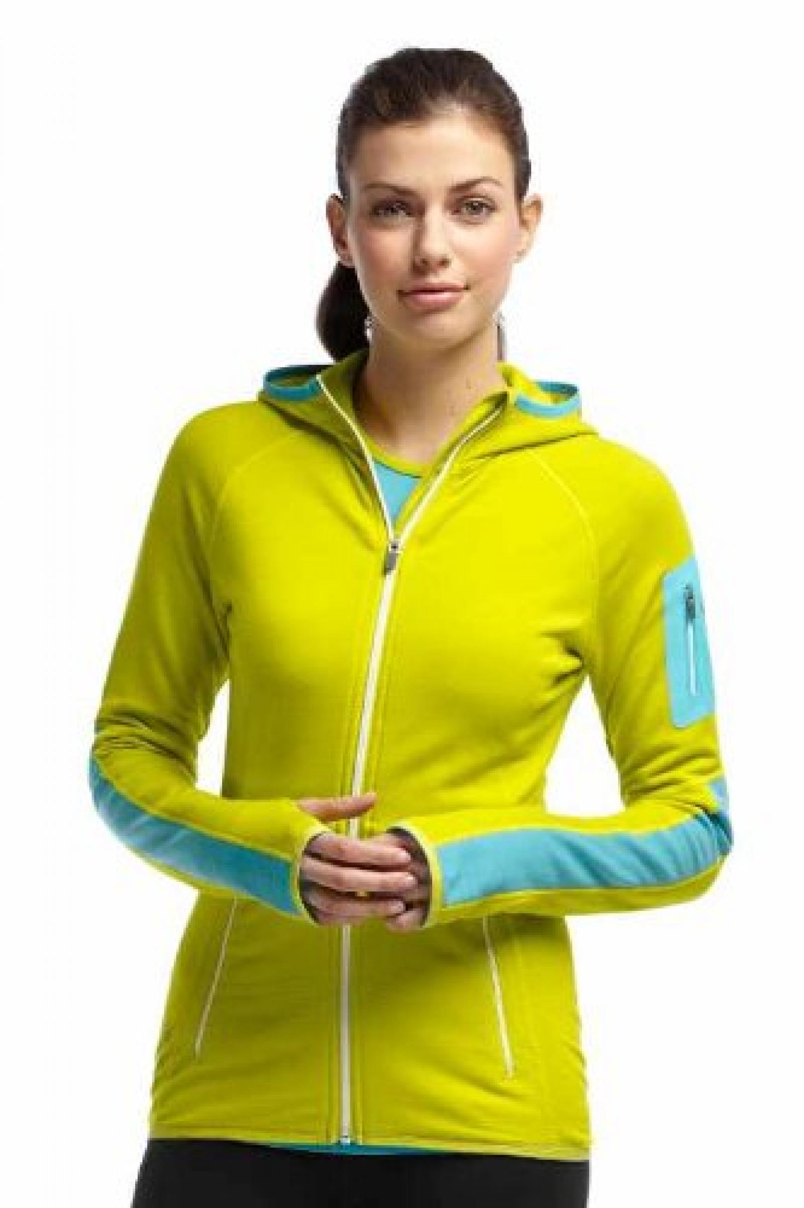 Icebreaker Damen Jacke kapuze Fleece Atom Long Sleeve Zip Hood Icebreaker Damen Jacke kapuze Fleece Atom Long Sleeve Zip Hood