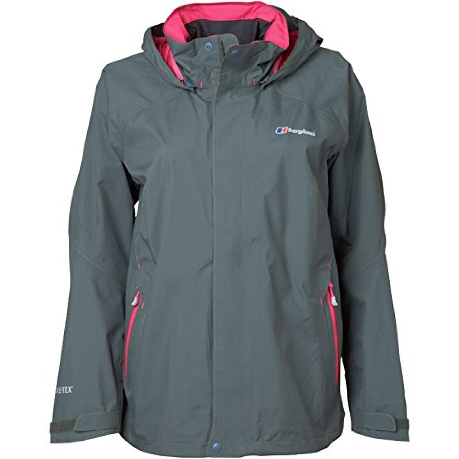 Khaki/Pink Berghaus Damen Bowfell Gore-Tex Jacke Gr&uuml;n 