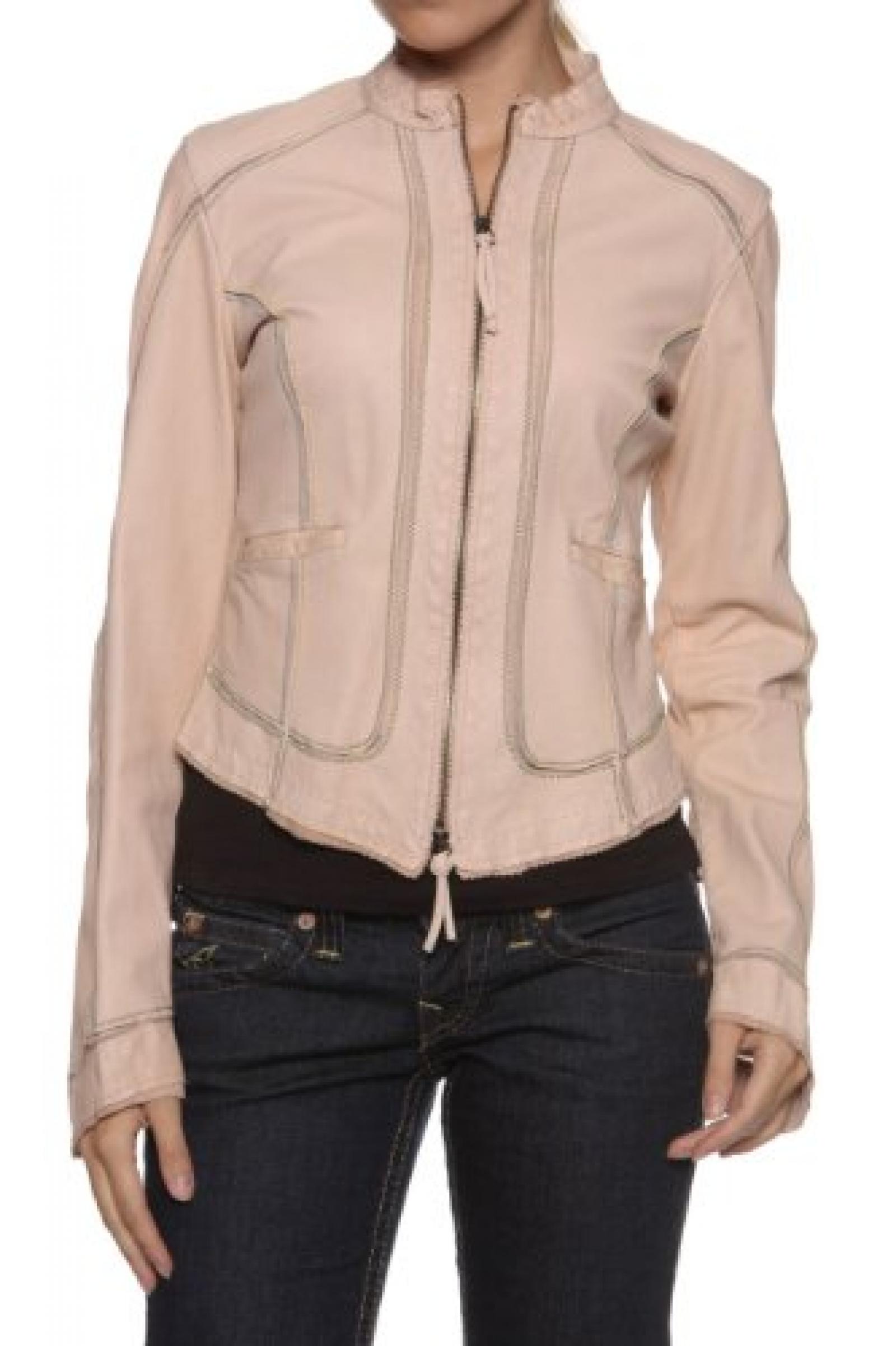 Paolo Sperotto Damen Jacke Lederjacke MARIE, Farbe: Rosa 