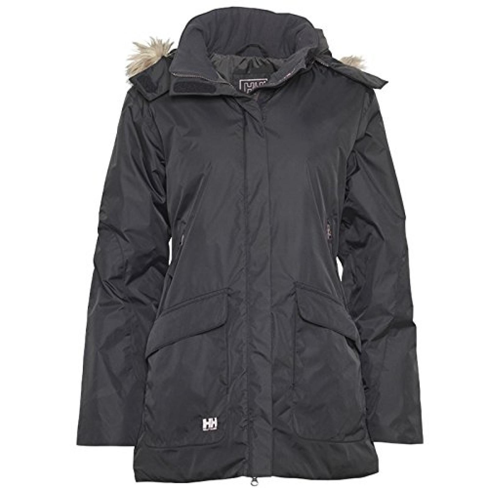 Schwarz Helly Hansen Damen Aiken Parka Schwarz Schwarz Helly Hansen Damen Aiken Parka Schwarz