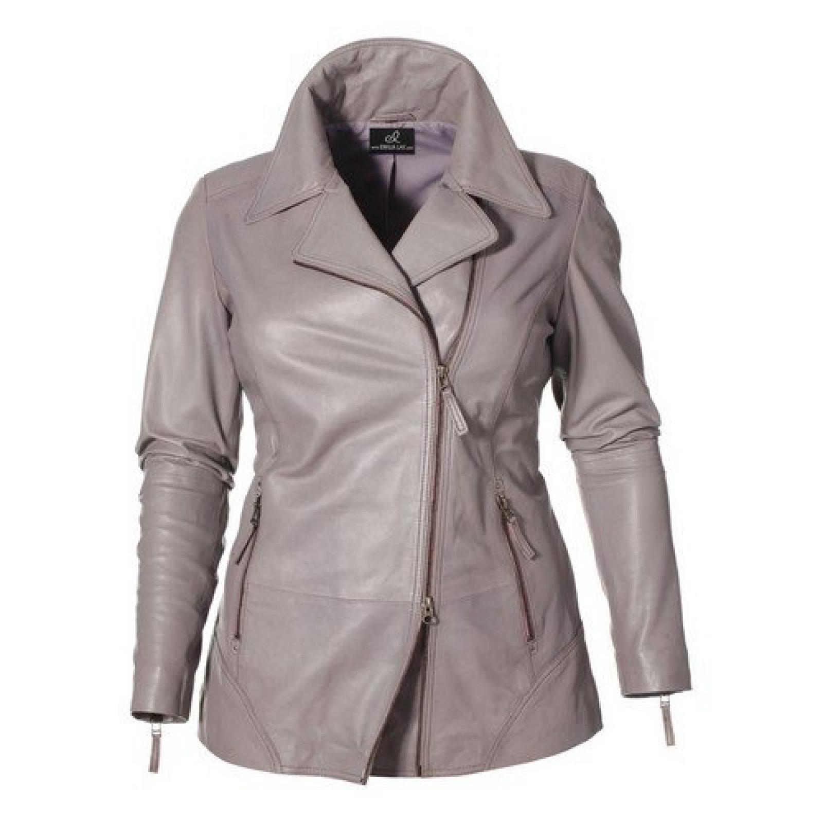 Emilia Lay Lederjacke 896742 Damenmode grosse Gr&ouml;ssen NEU 
