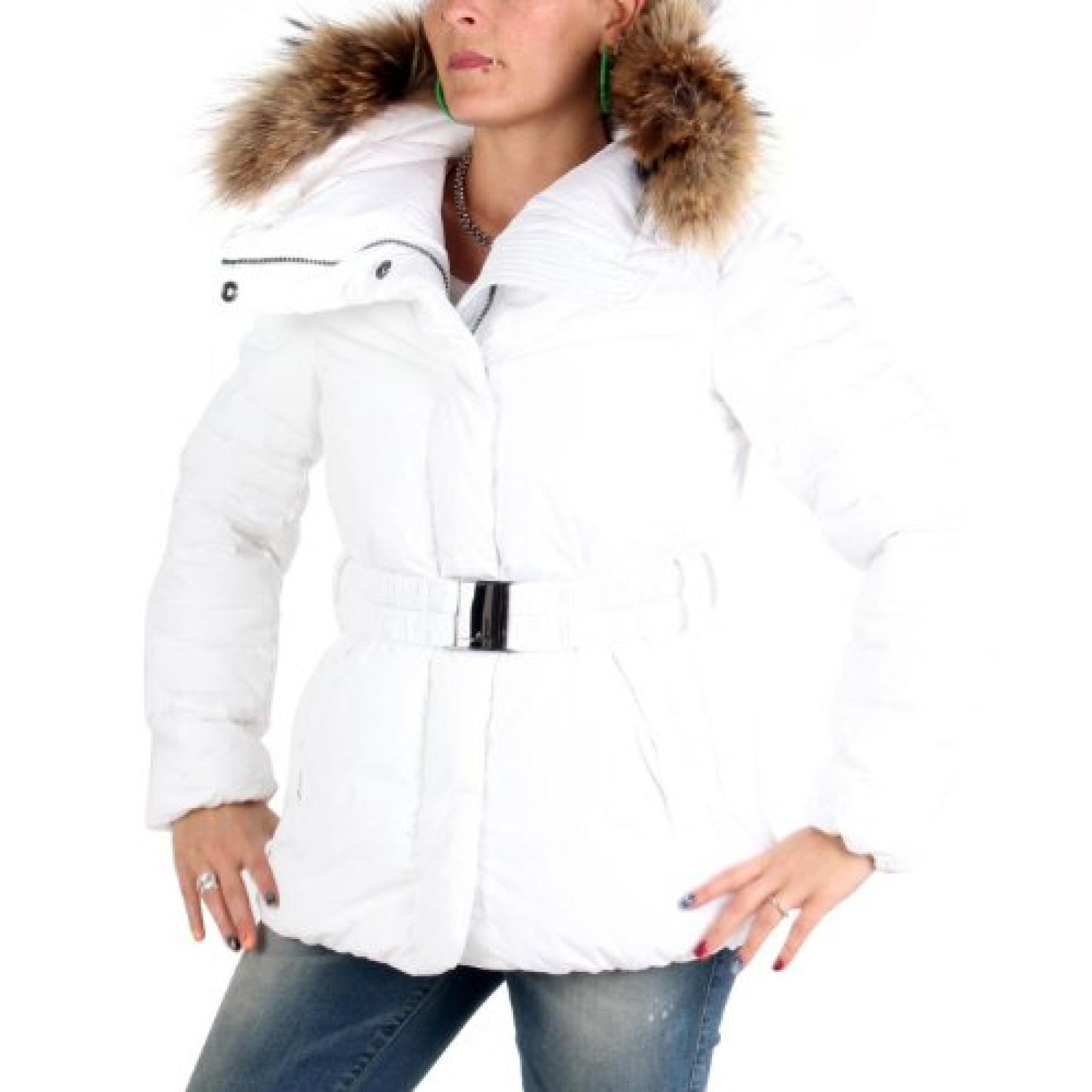 PEUTEREY Damen Winter Daunenjacke Messy Wei&szlig; 556 