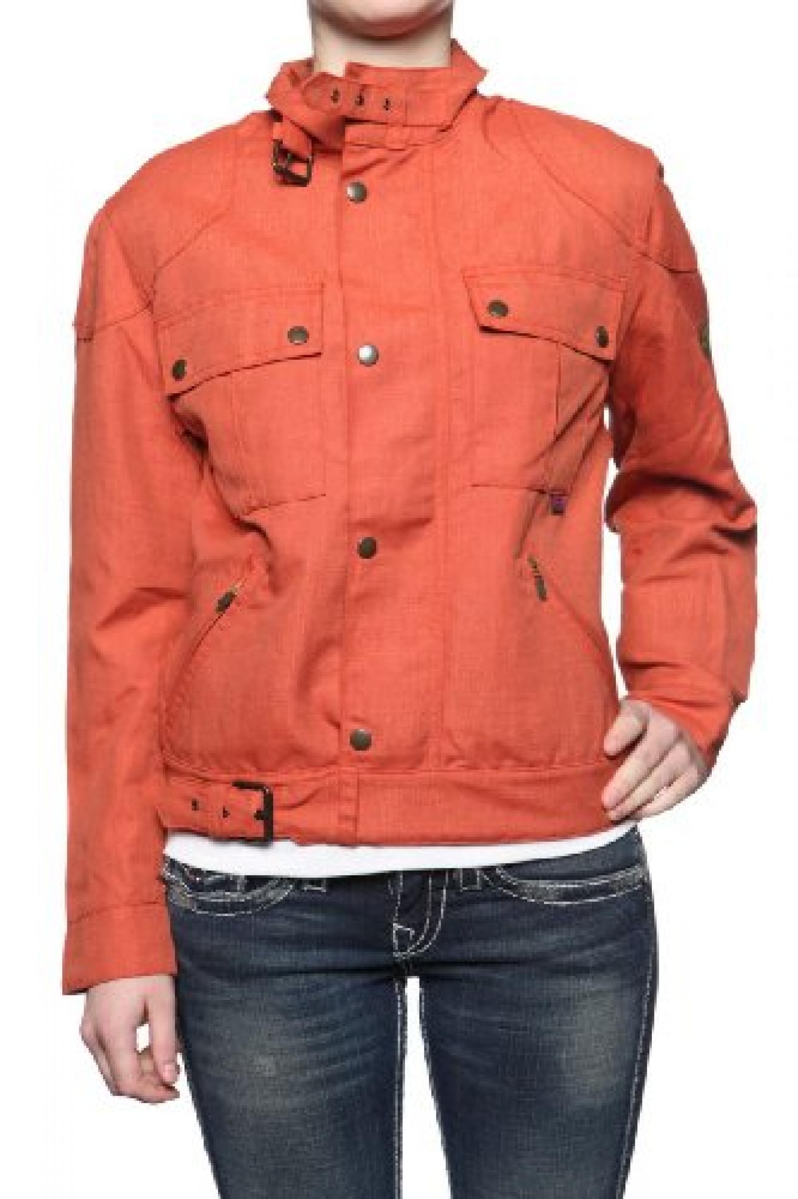 Belstaff Cordlinen Damen Jacke BRITANNIA, Farbe: Dunkelorange Belstaff Cordlinen Damen Jacke BRITANNIA, Farbe: Dunkelorange