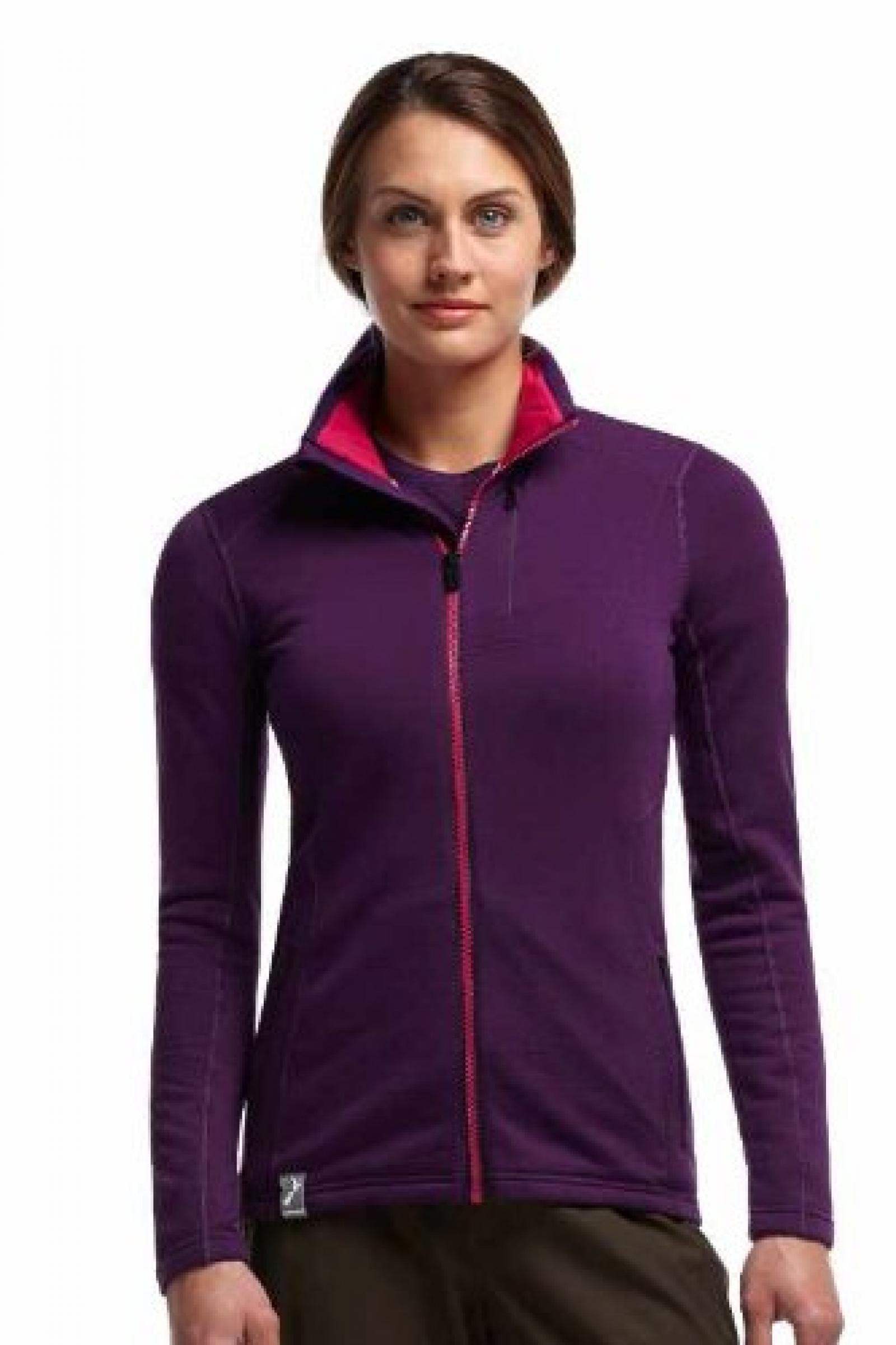 Icebreaker Damen Jacke Fleece Cascade Long Sleeve Zip 
