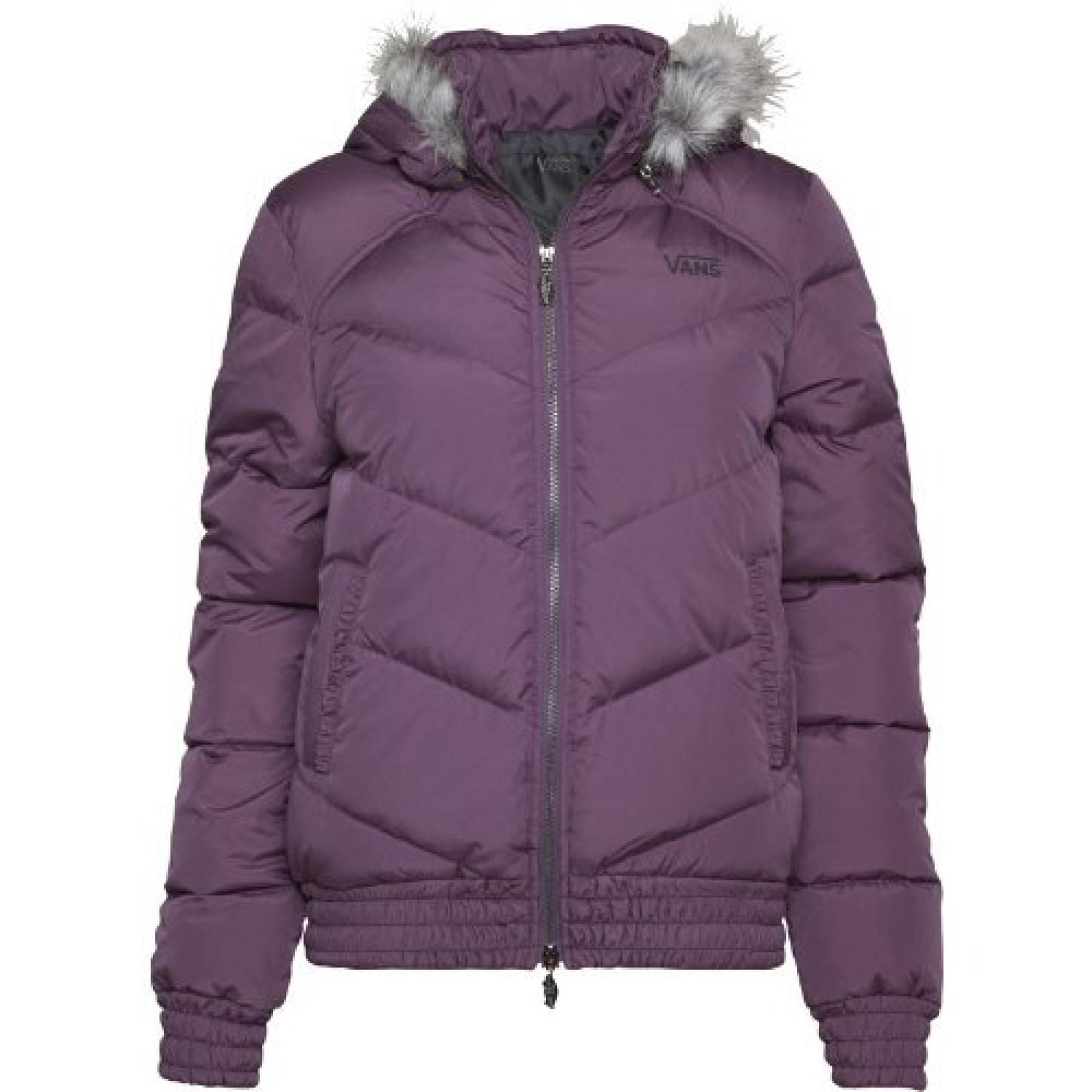 Lila Vans Damen Pledge Wattierte Bomber Jacke Sweet Grape Lila Vans Damen Pledge Wattierte Bomber Jacke Sweet Grape