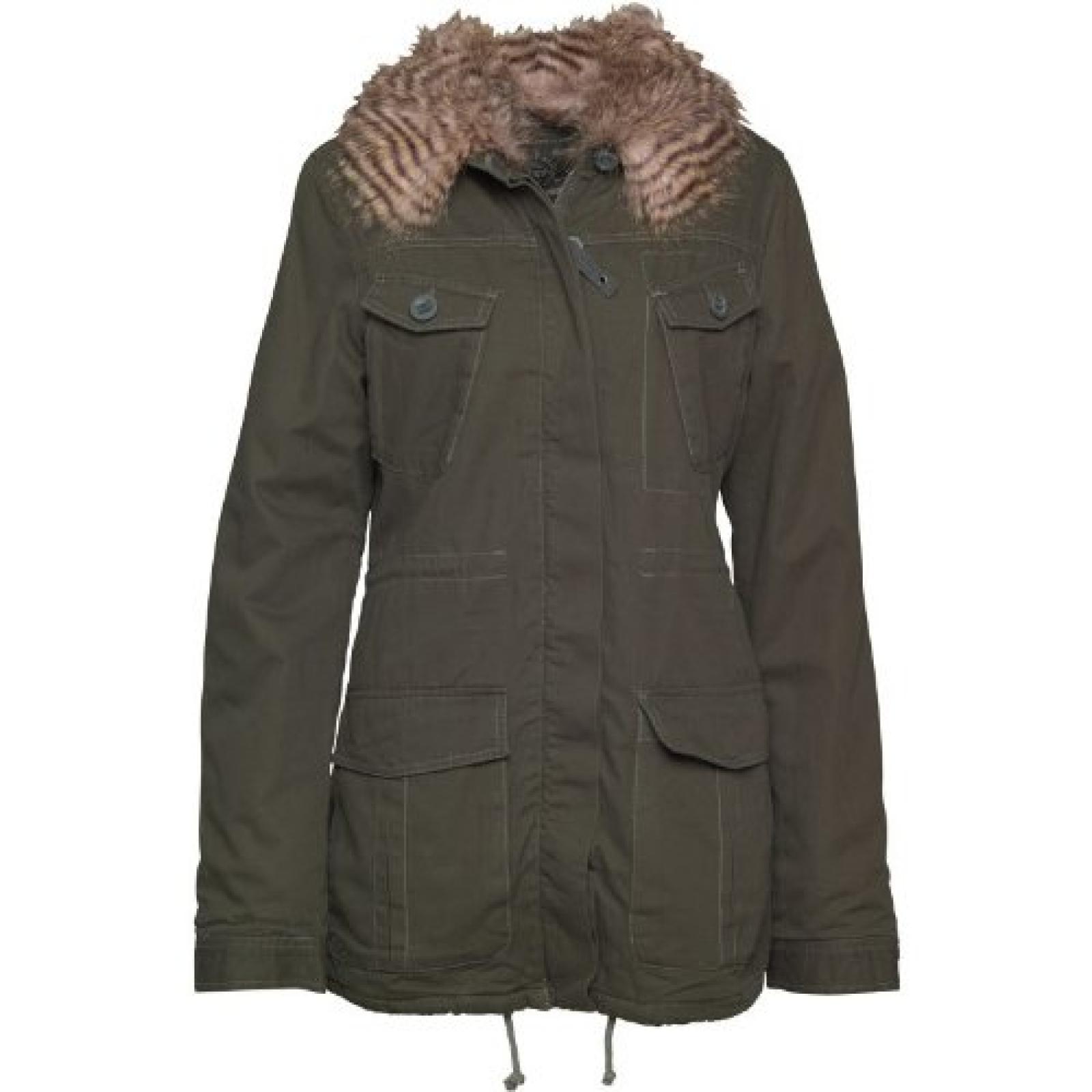 Grün Vans Damen Command Parka Jacke Rosin Grün Vans Damen Command Parka Jacke Rosin
