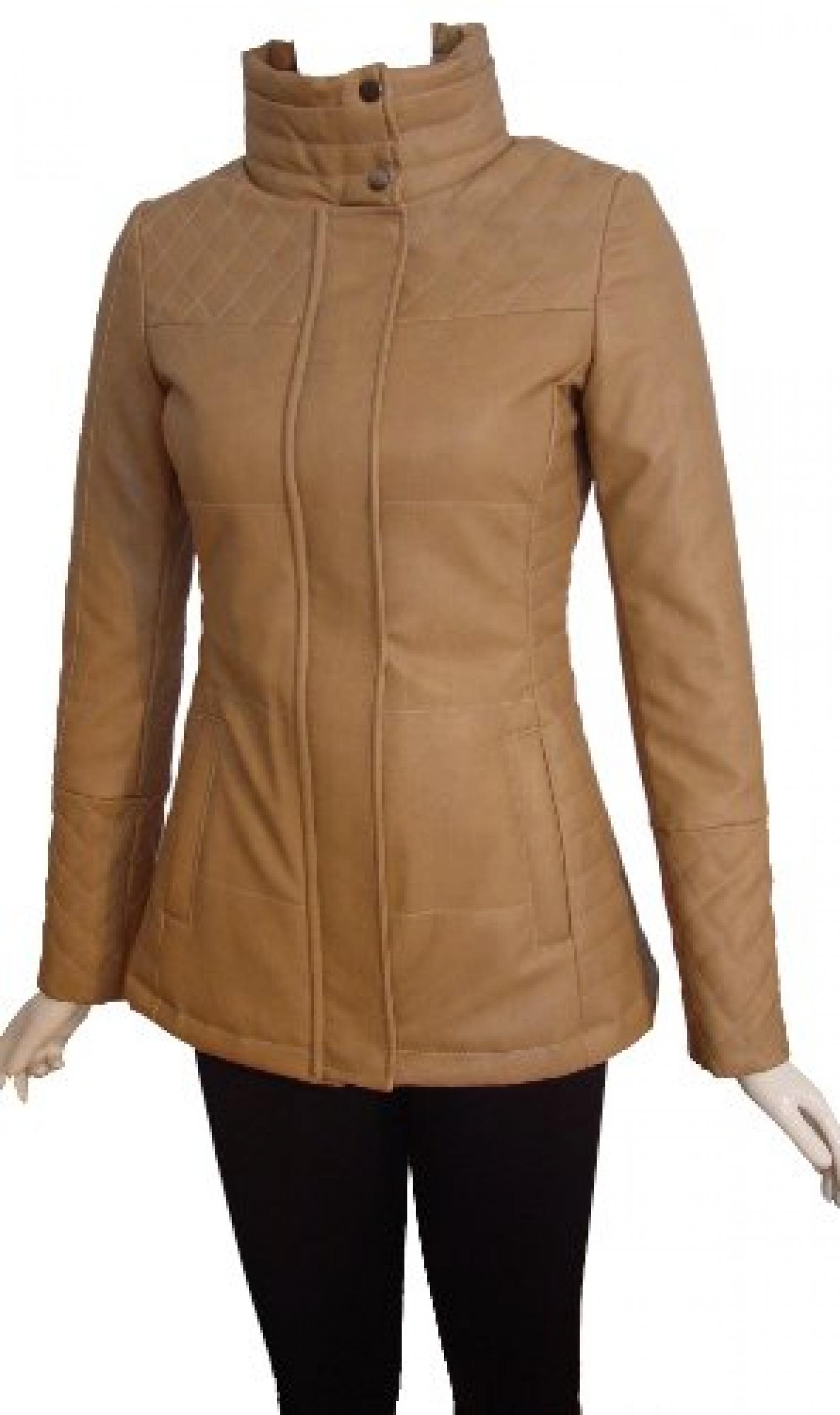 Nettailor Women 4204 Leather Casual Jacket Placket Zip Front Welt Pocket Quilt Nettailor Women 4204 Leather Casual Jacket Placket Zip Front Welt Pocket Quilt