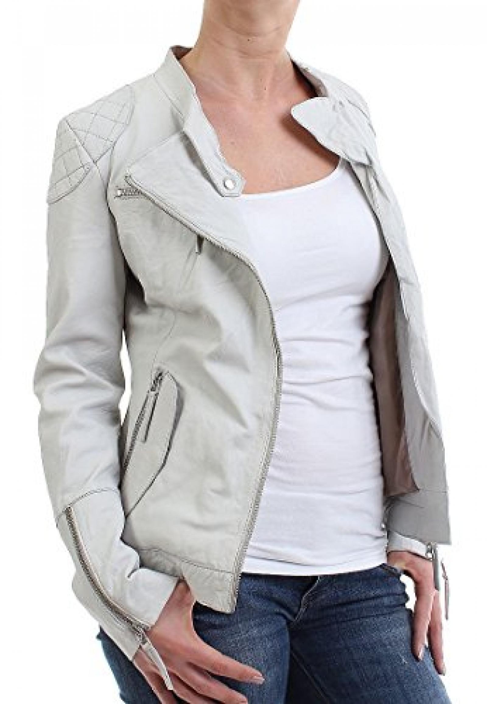 Maze Lederjacke Women - DALLAS - Offwhite Maze Lederjacke Women - DALLAS - Offwhite