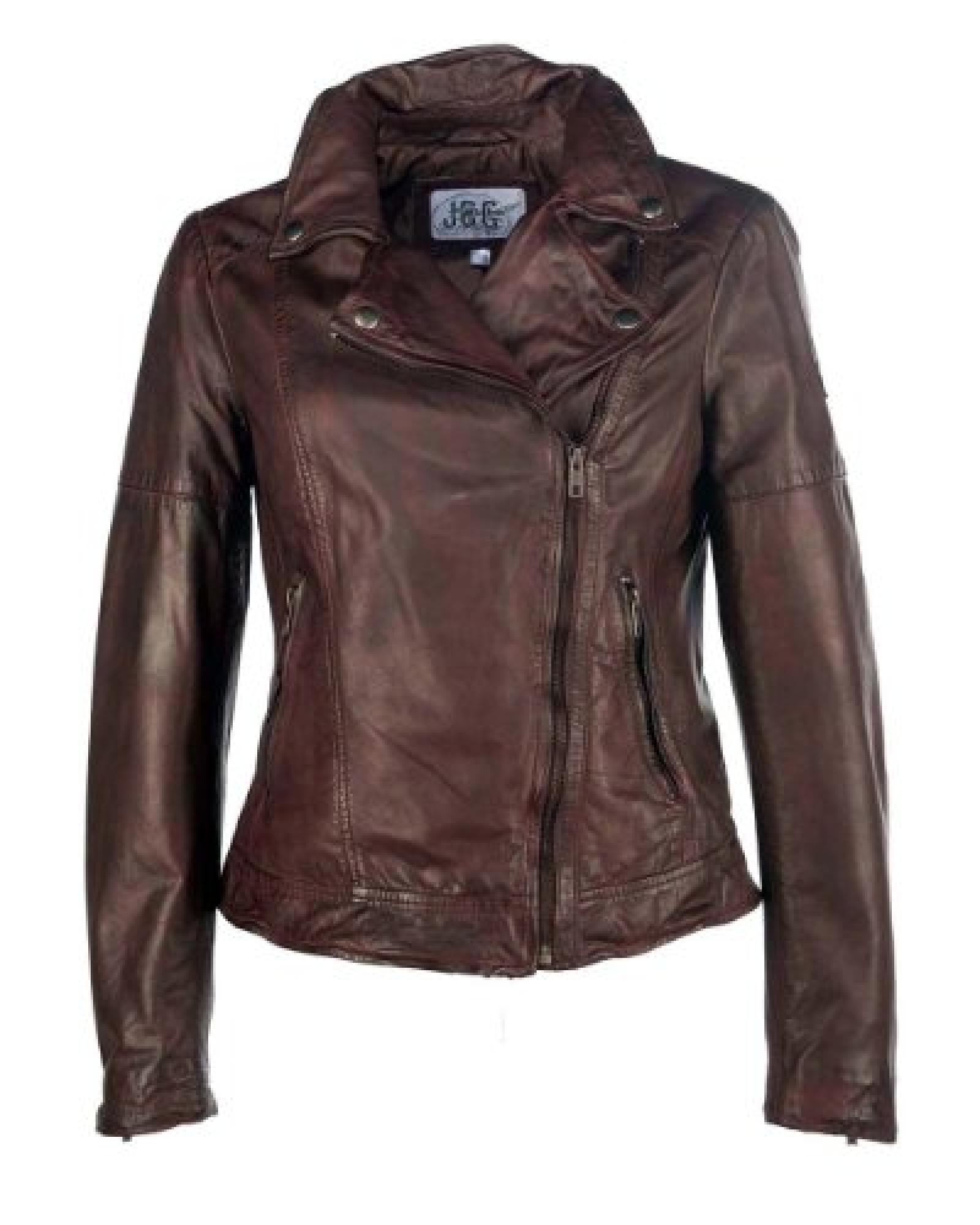 JCC Lederjacke, Damen (Braun) 