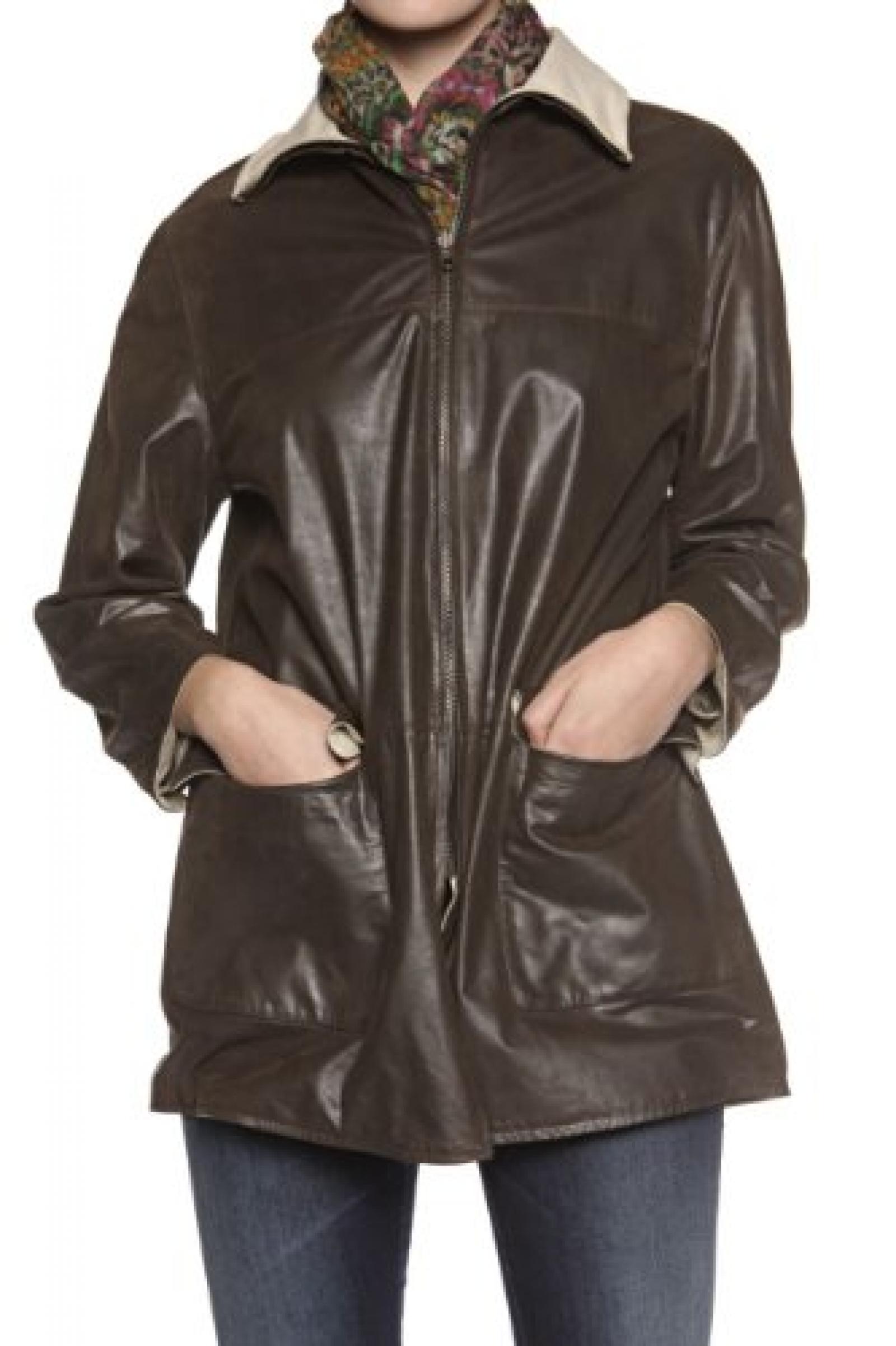 Cristiano di Thiene Lederjacke Wendejacke TERRA, Farbe: Dunkelbraun Cristiano di Thiene Lederjacke Wendejacke TERRA, Farbe: Dunkelbraun
