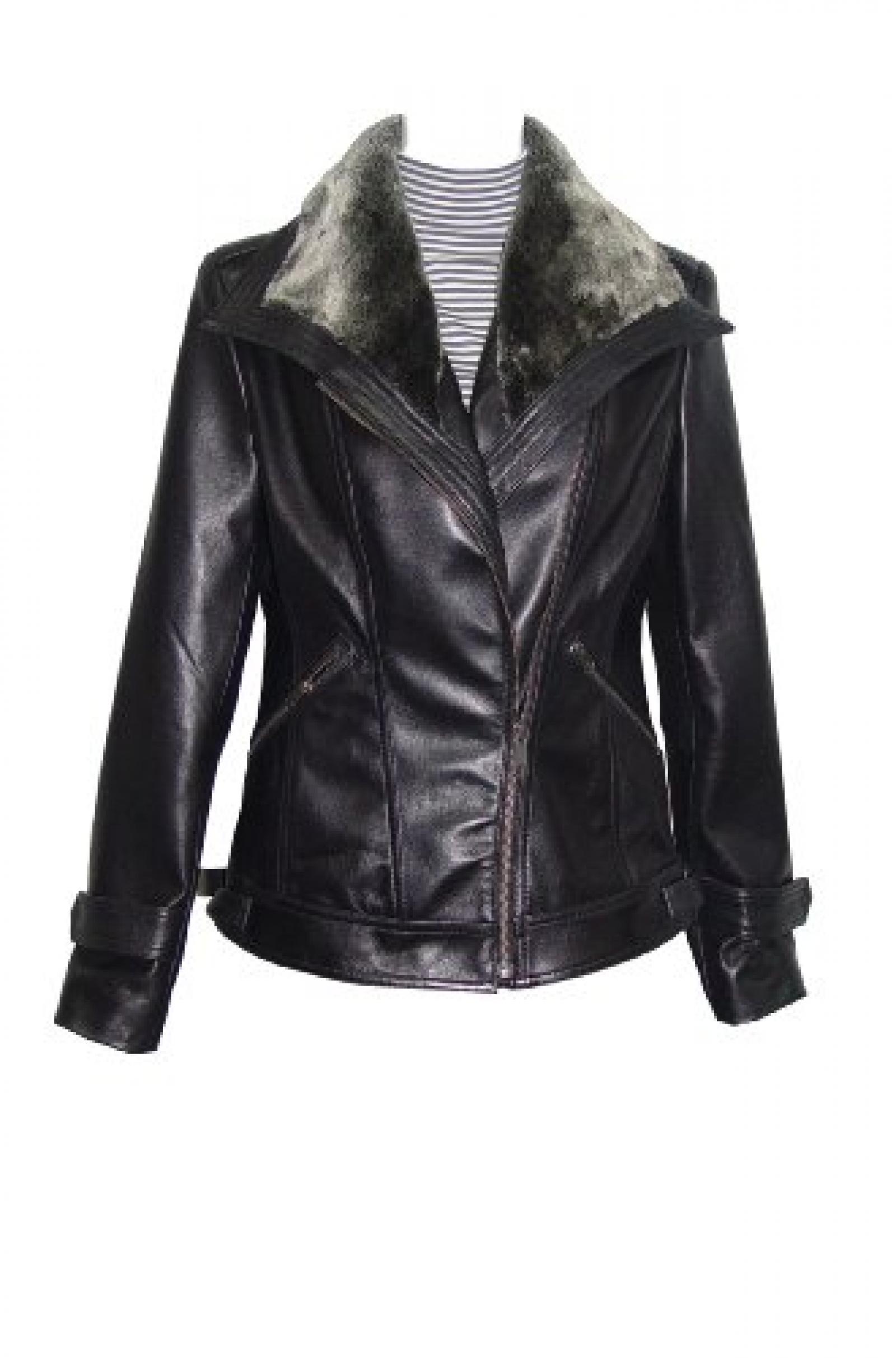 Nettailor Women PETITE SZ 4061 Lamb Leather Motorcycle Jacket Fake Fur Collar Nettailor Women PETITE SZ 4061 Lamb Leather Motorcycle Jacket Fake Fur Collar