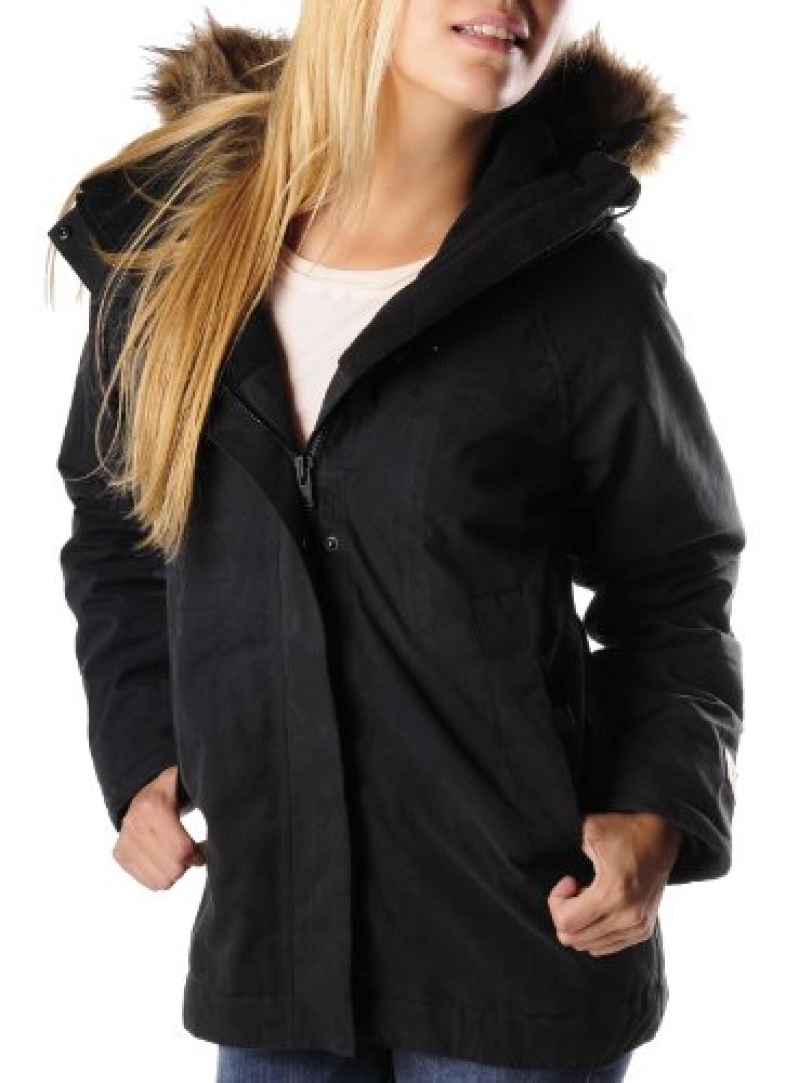 Mazine Bobcats Hooded Parka Jacke Schwarz 