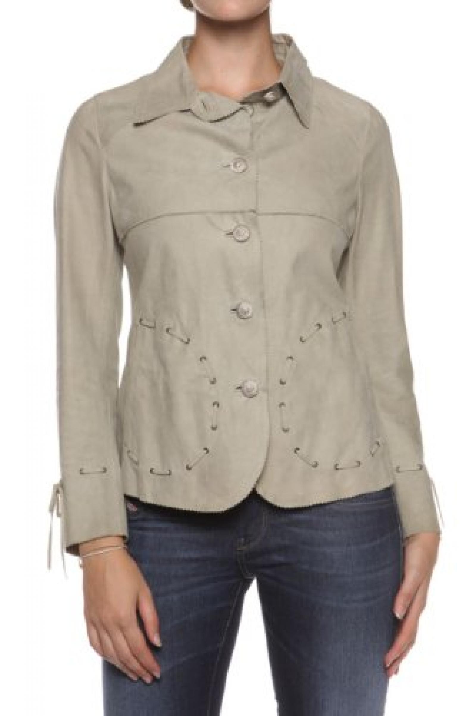 Cristiano di Thiene Sartoria Privata Lederjacke BERTA, Farbe: Hellgruen Cristiano di Thiene Sartoria Privata Lederjacke BERTA, Farbe: Hellgruen