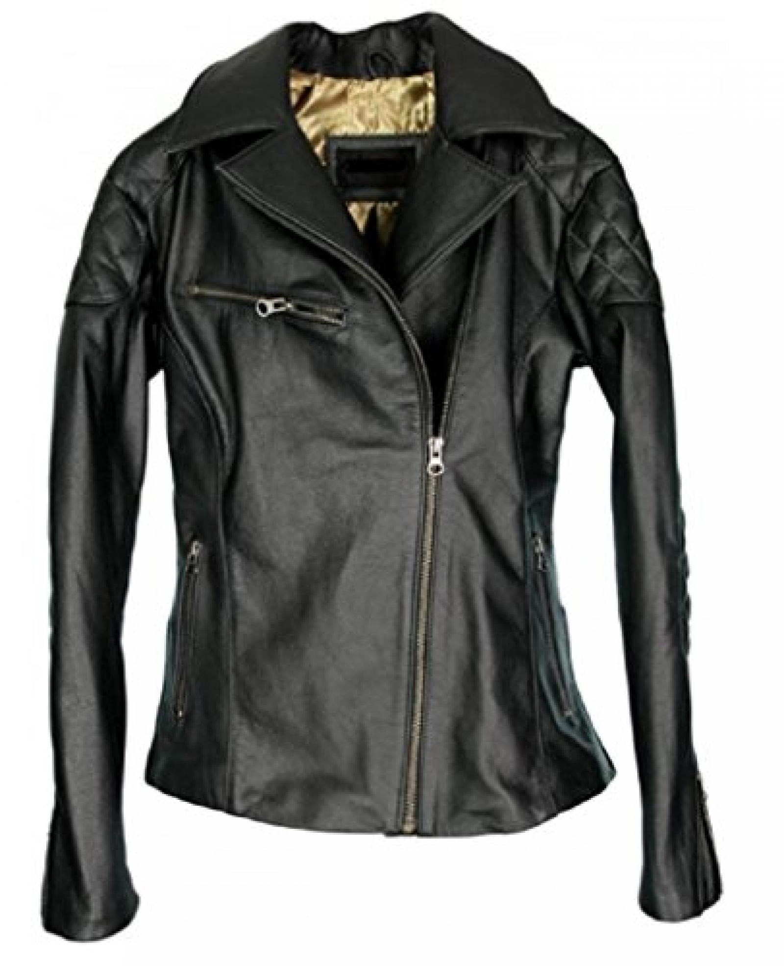 DashX ROCKER Lammfell-Lederjacke Schwarz DashX ROCKER Lammfell-Lederjacke Schwarz