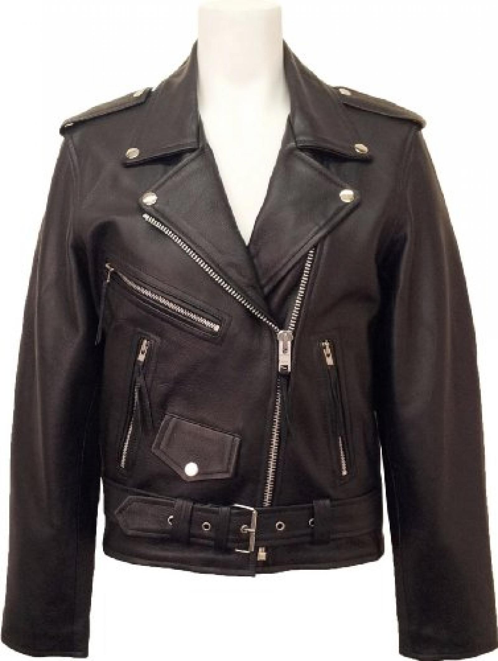 UNICORN Frauen Echt Leder Jacke Klassiker Brando Biker Stil Schwarz #B3 UNICORN Frauen Echt Leder Jacke Klassiker Brando Biker Stil Schwarz #B3