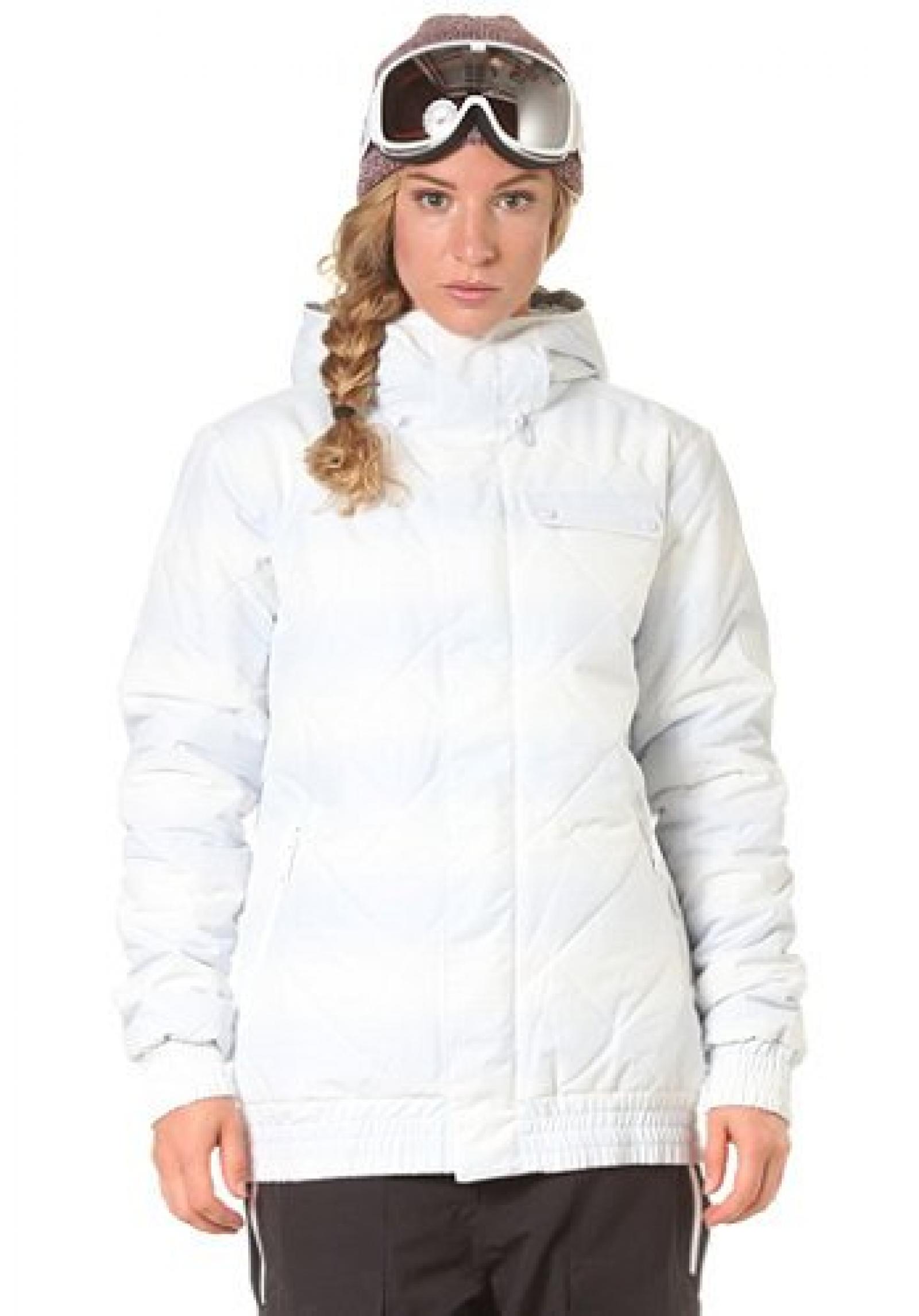 Womens W Dot Haze Puff Snow Jacket wht Womens W Dot Haze Puff Snow Jacket wht