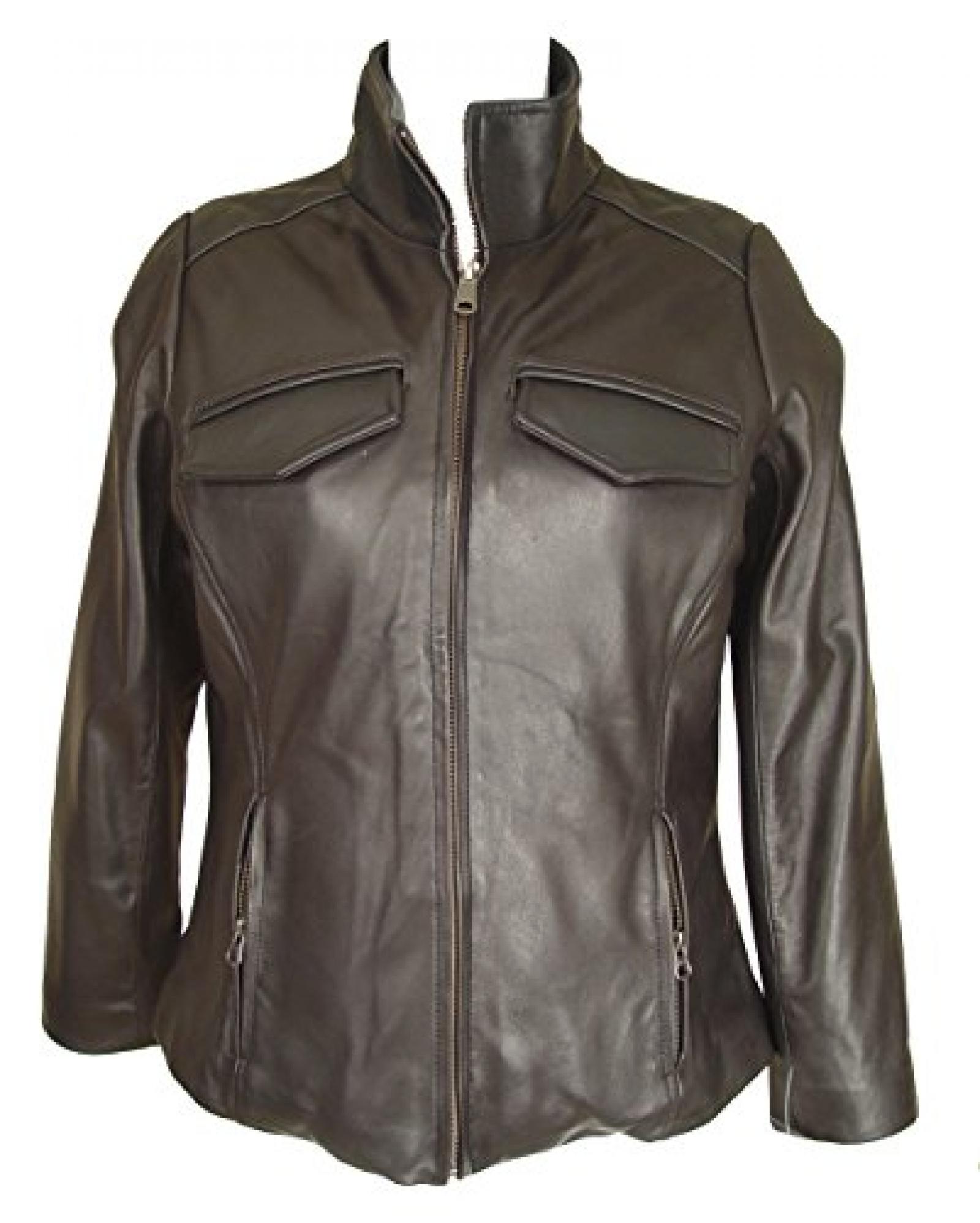 Nettailor FREE tailoring Women PLUS SIZE 4082 Leather Jacket 