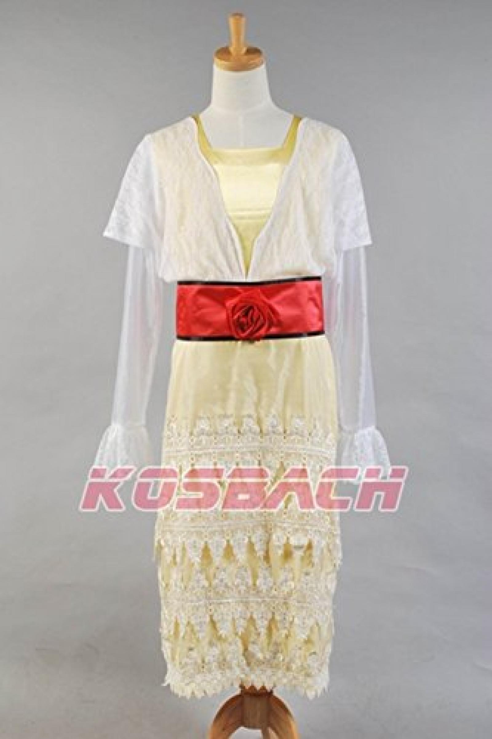 Replica Titanic Rose Poloere Lace Dress Cosplay Kostuem Replica Titanic Rose Poloere Lace Dress Cosplay Kostuem