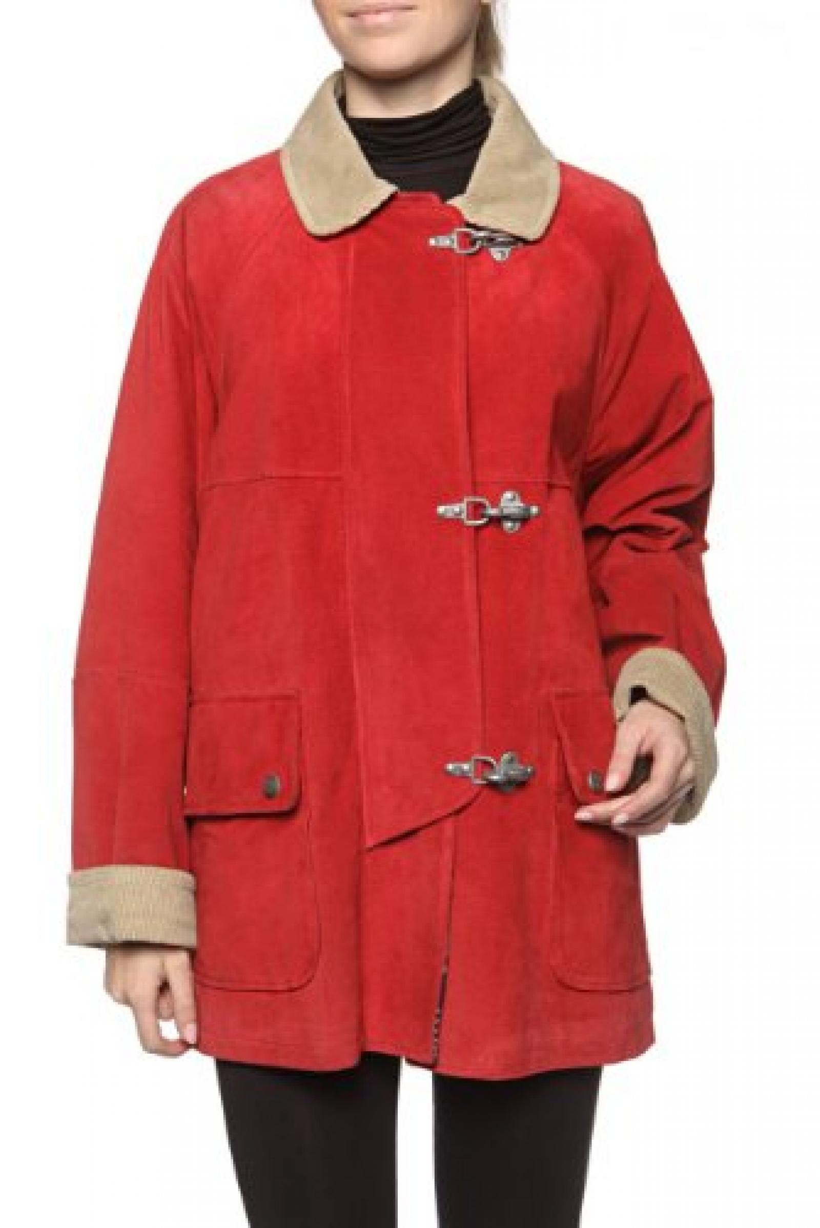Cristiano di Thiene Lederjacke PECCARY, Farbe: Rot Cristiano di Thiene Lederjacke PECCARY, Farbe: Rot
