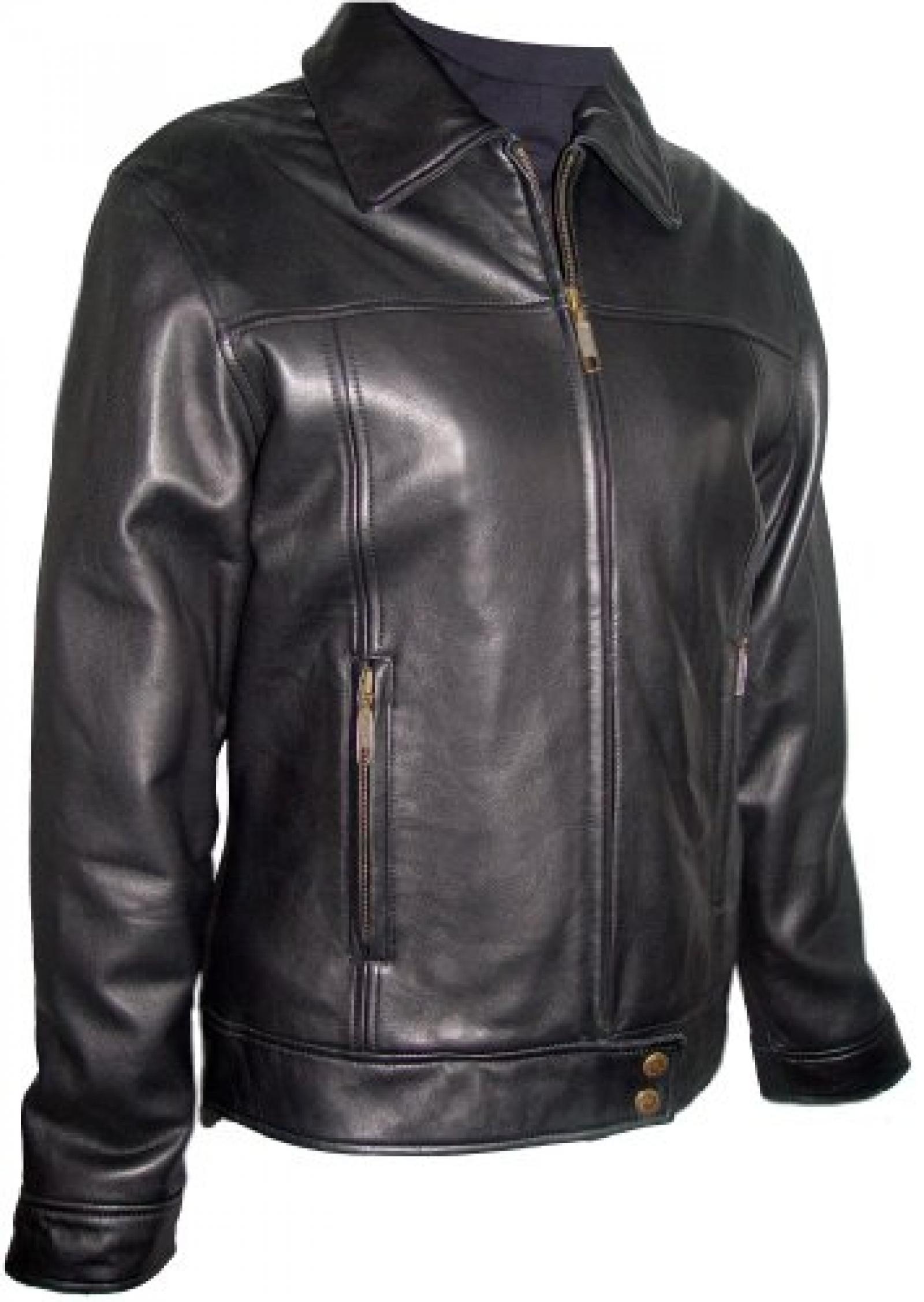 Paccilo FREE tailoring Womens 4027 PETITE Leather Motorcycle Jacket 