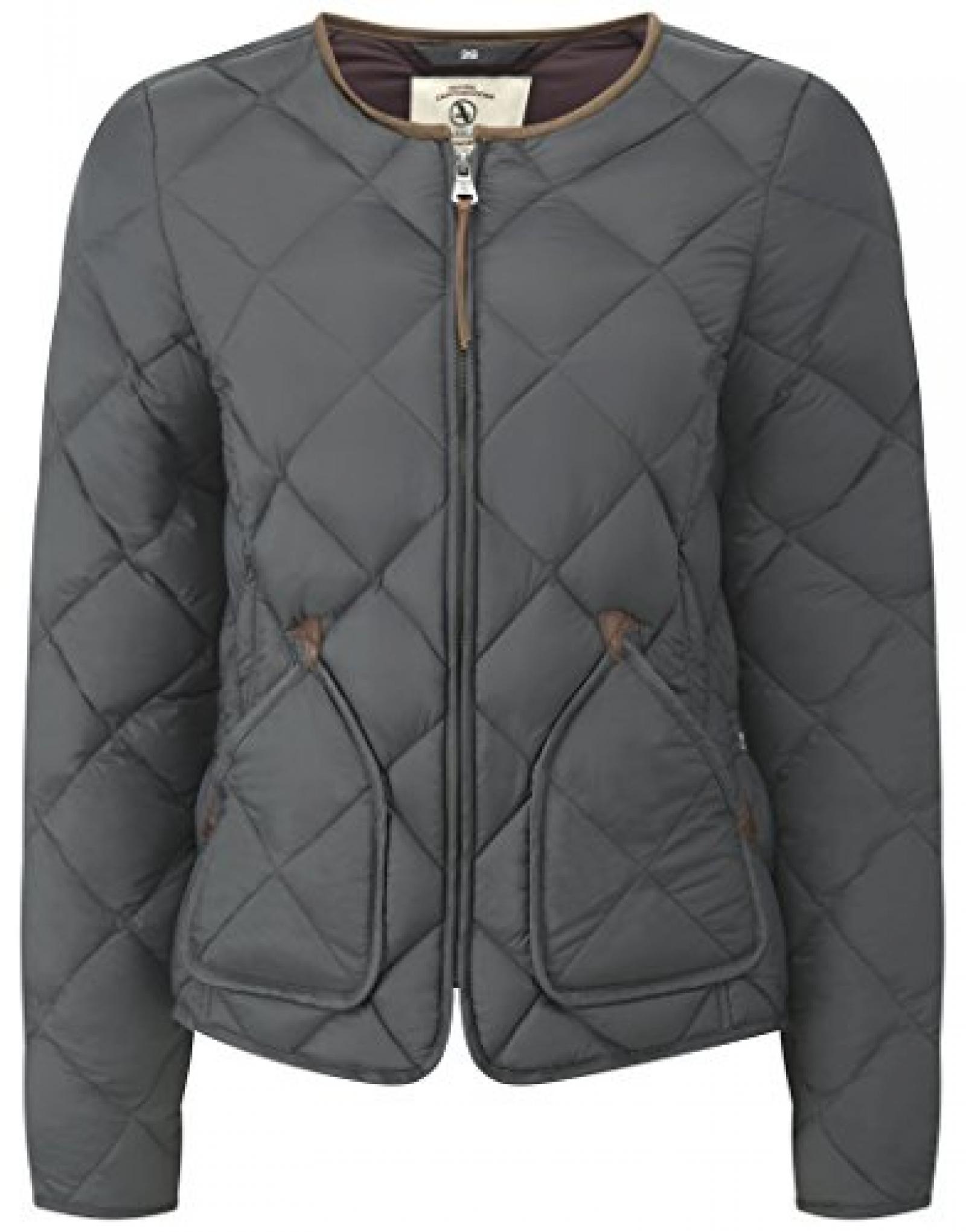 Aigle Ladies Downstar Quilted Jacket - Smoke Aigle Ladies Downstar Quilted Jacket - Smoke