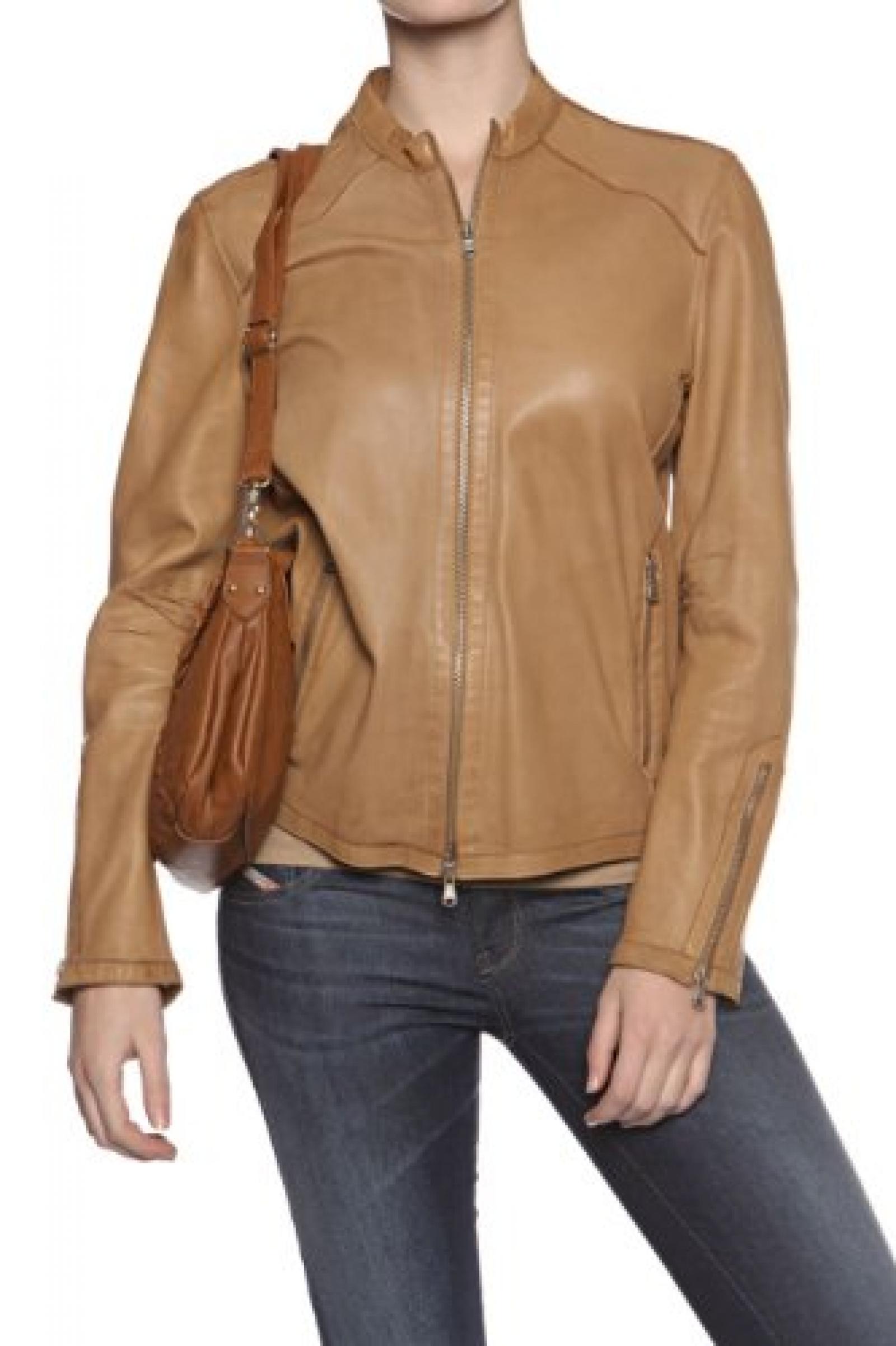 Foreight Collection Lederjacke ANILINA, Farbe: Braun Foreight Collection Lederjacke ANILINA, Farbe: Braun