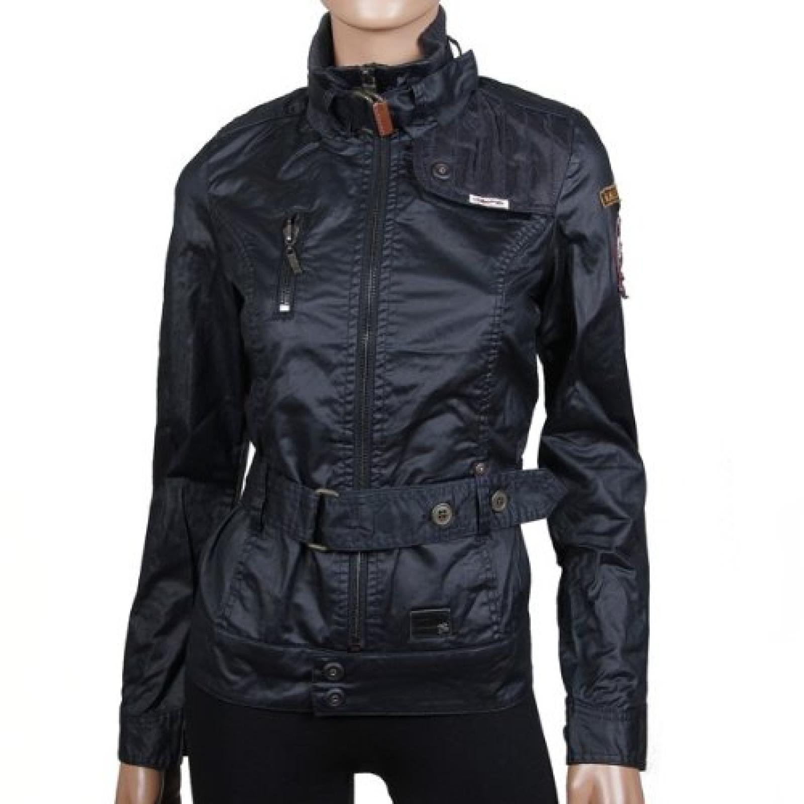 Khujo Damen Jacke 1041JK141 Lissy Contrast Navy (450 Navy) 