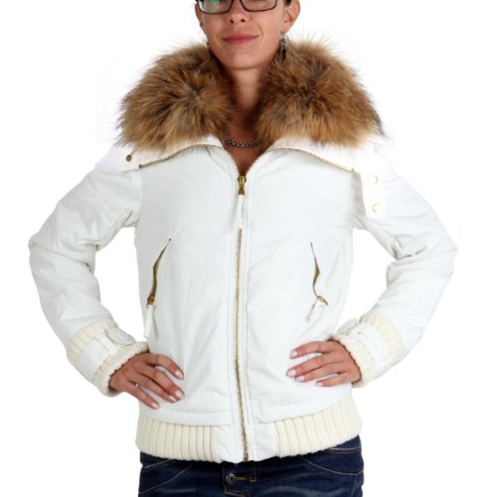 RELISH Damen Winterjacke Piumino Generico White RELISH Damen Winterjacke Piumino Generico White