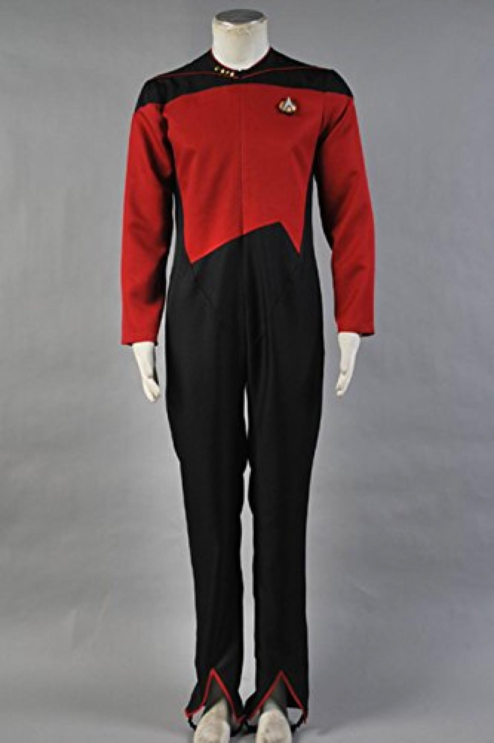 Star Trek Command Uniform Rot Jumpsuit Kostuem Star Trek Command Uniform Rot Jumpsuit Kostuem