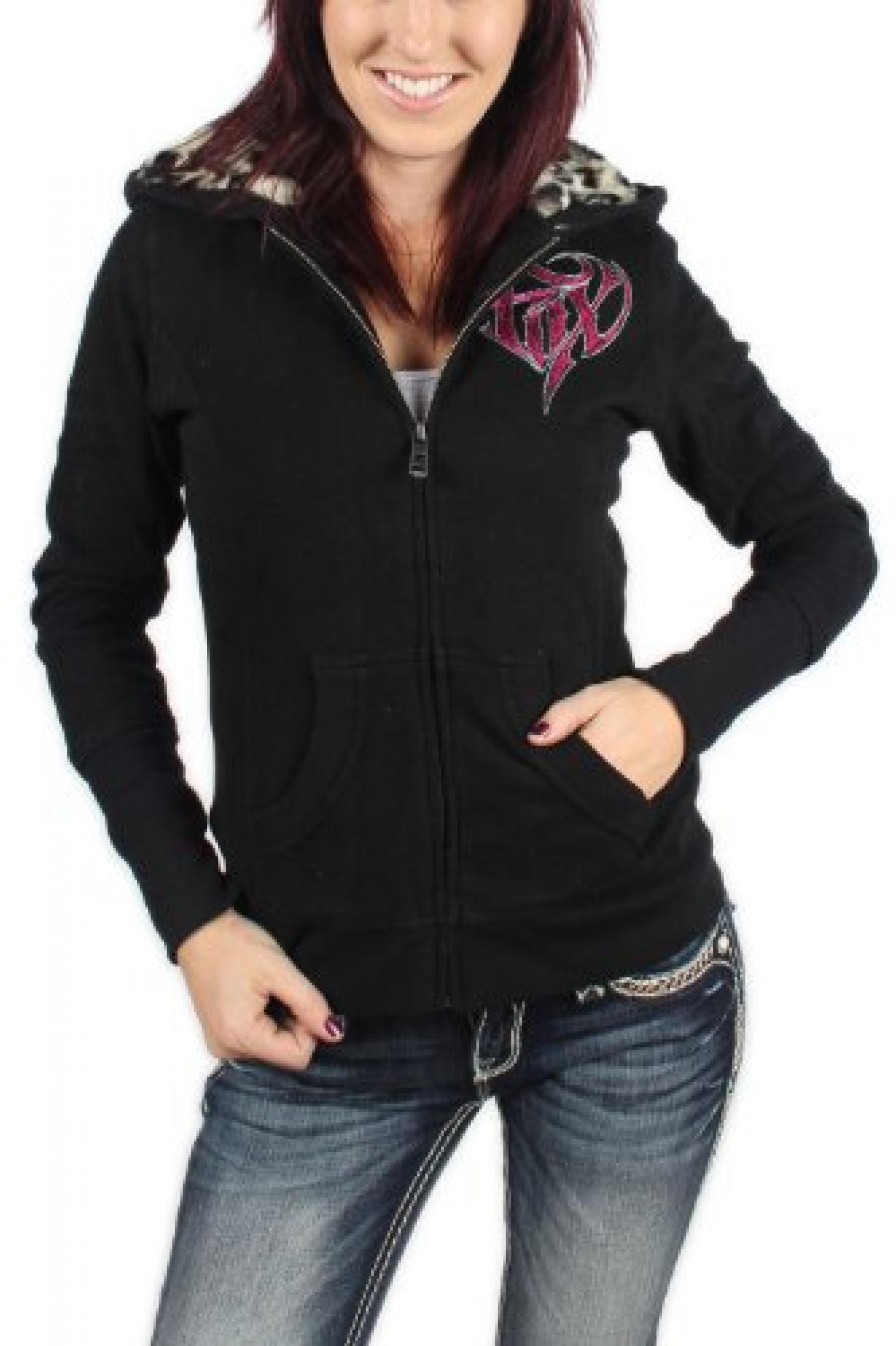Damen Kapuzenjacke Fox Abrasive Sasquatch Zip Hoodie 
