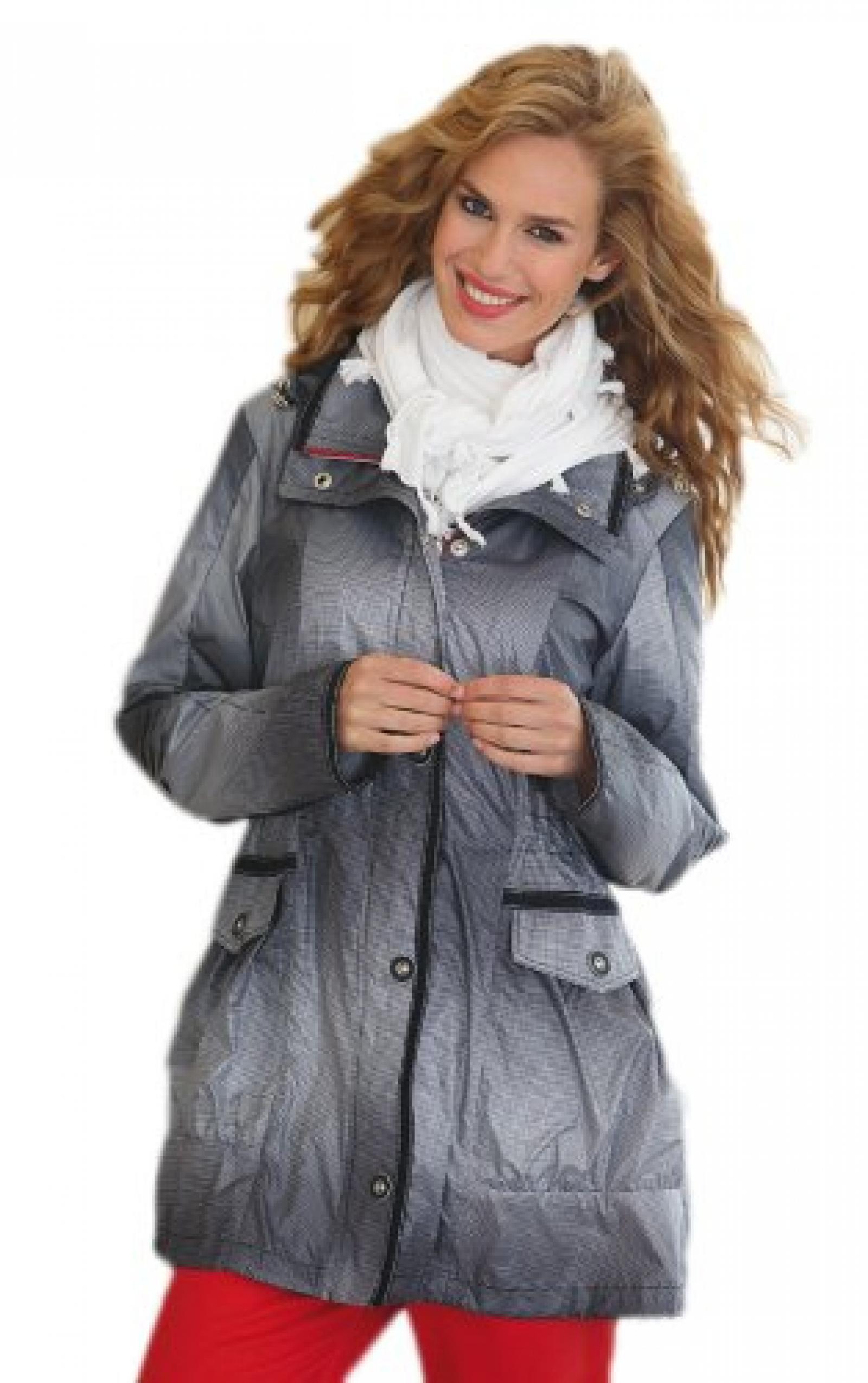 KSTN by Kirsten - moderne Damenjacke, blau-weiss-Verlauf, (Longjacke) KSTN by Kirsten - moderne Damenjacke, blau-weiss-Verlauf, (Longjacke)