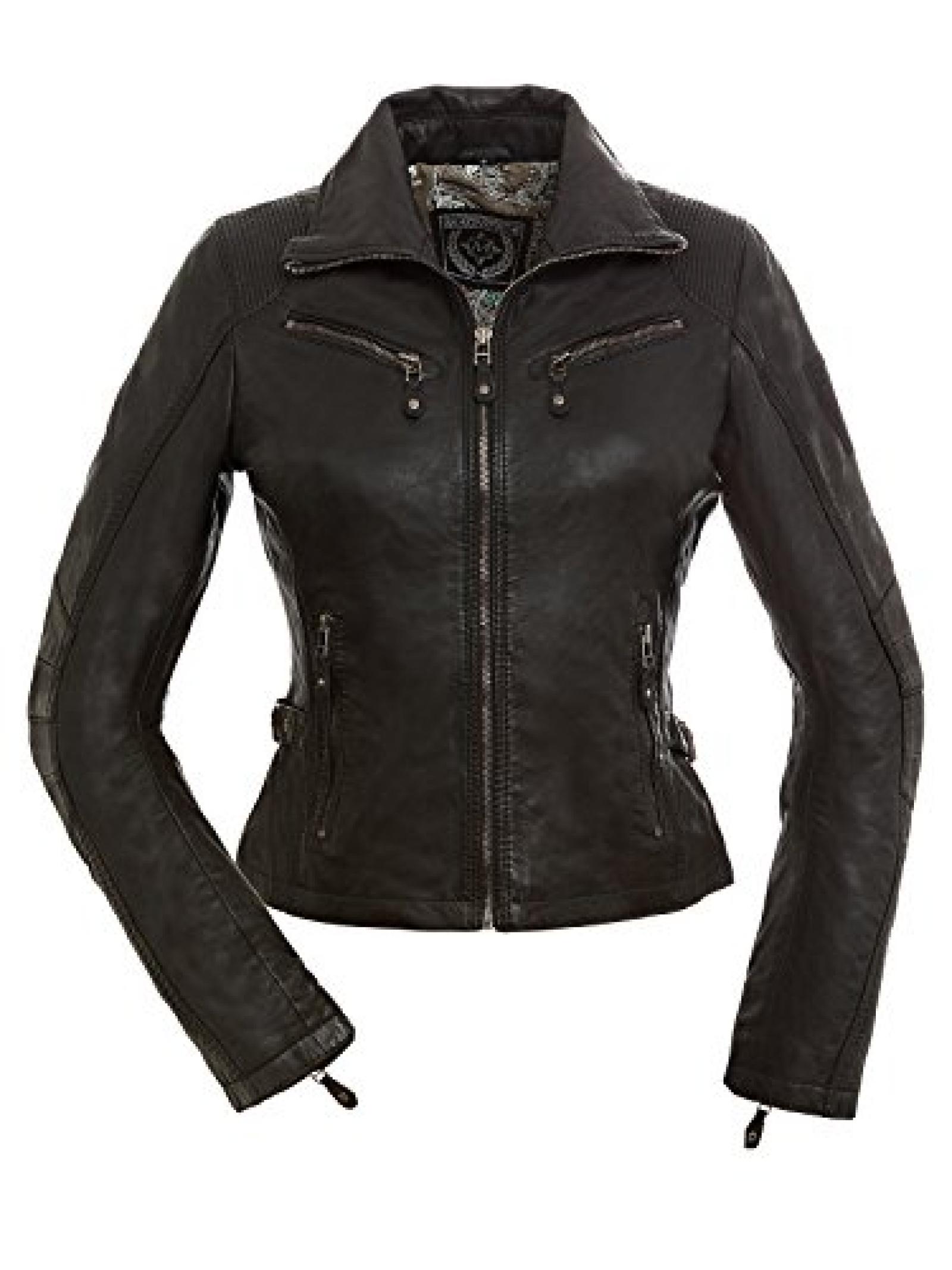 Magnifica Sonny - Damen Lederjacke in Schwarz in Gr. S-XXL Magnifica Sonny - Damen Lederjacke in Schwarz in Gr. S-XXL