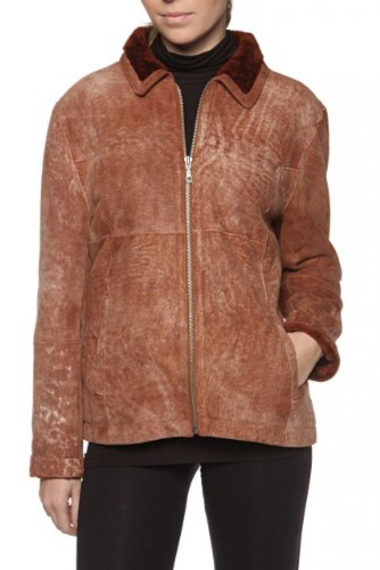Cristiano di Thiene Lederjacke , Farbe: Hellrot 