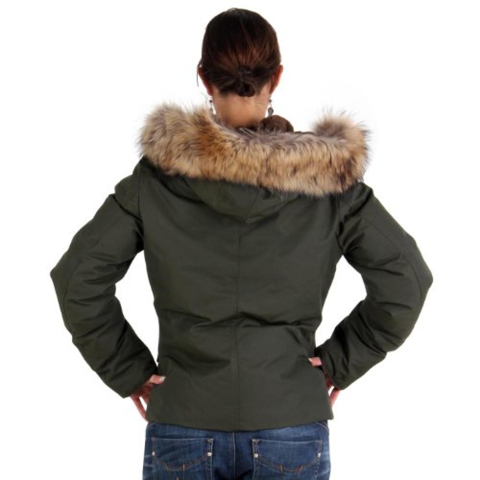 MUSEUM Damen Winter Daunenjacke Green MD19489 MUSEUM Damen Winter Daunenjacke Green MD19489