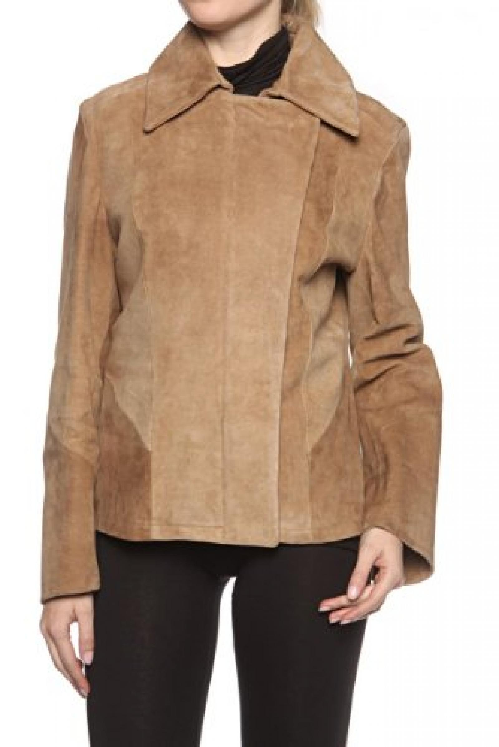 Cristiano di Thiene Lederjacke , Farbe: Hellbraun Cristiano di Thiene Lederjacke , Farbe: Hellbraun