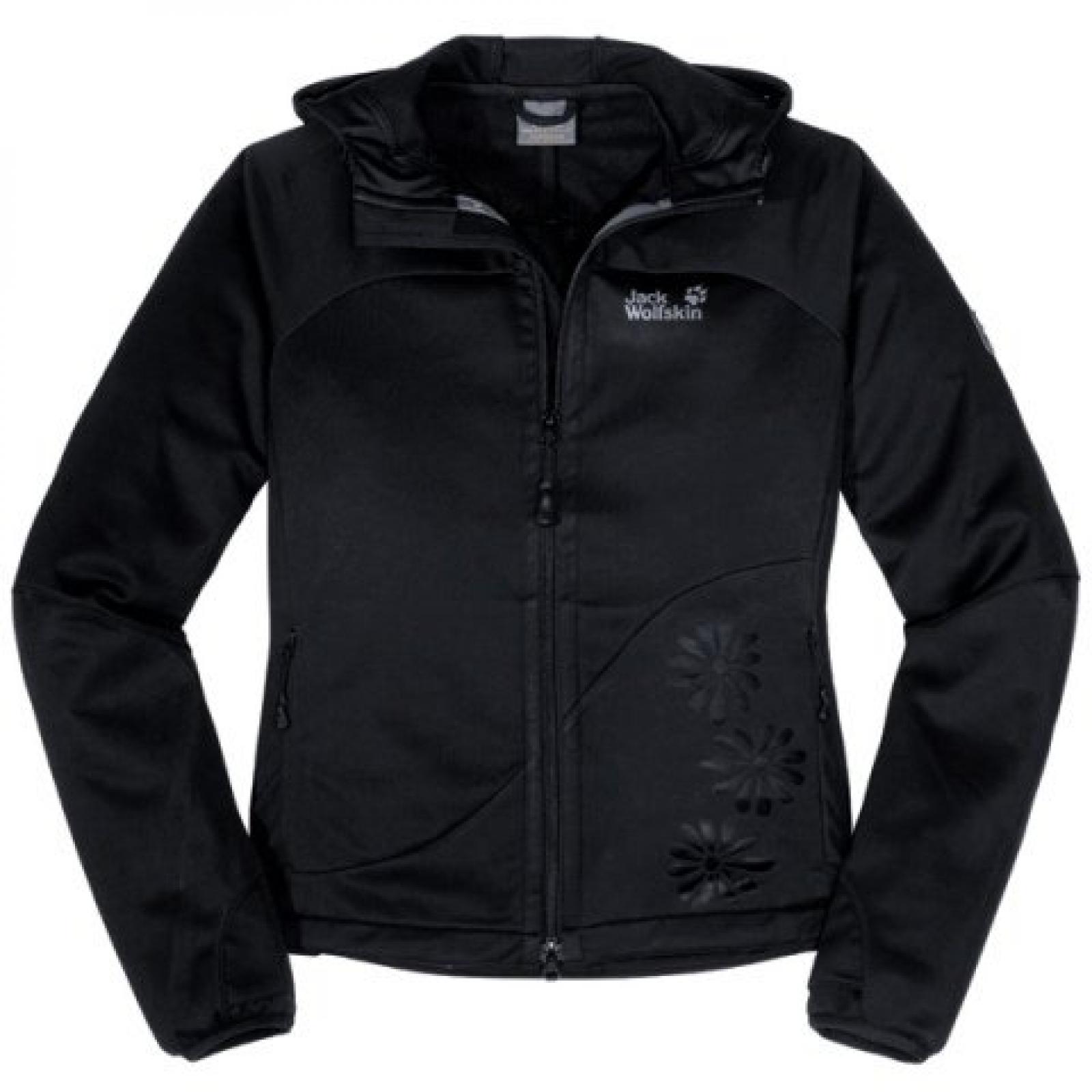 Jack Wolfskin Softshell Jacke Outdoor &Uuml;bergangsjacke Softshelljacke Damen Symphony Schwarz Gr. XS 
