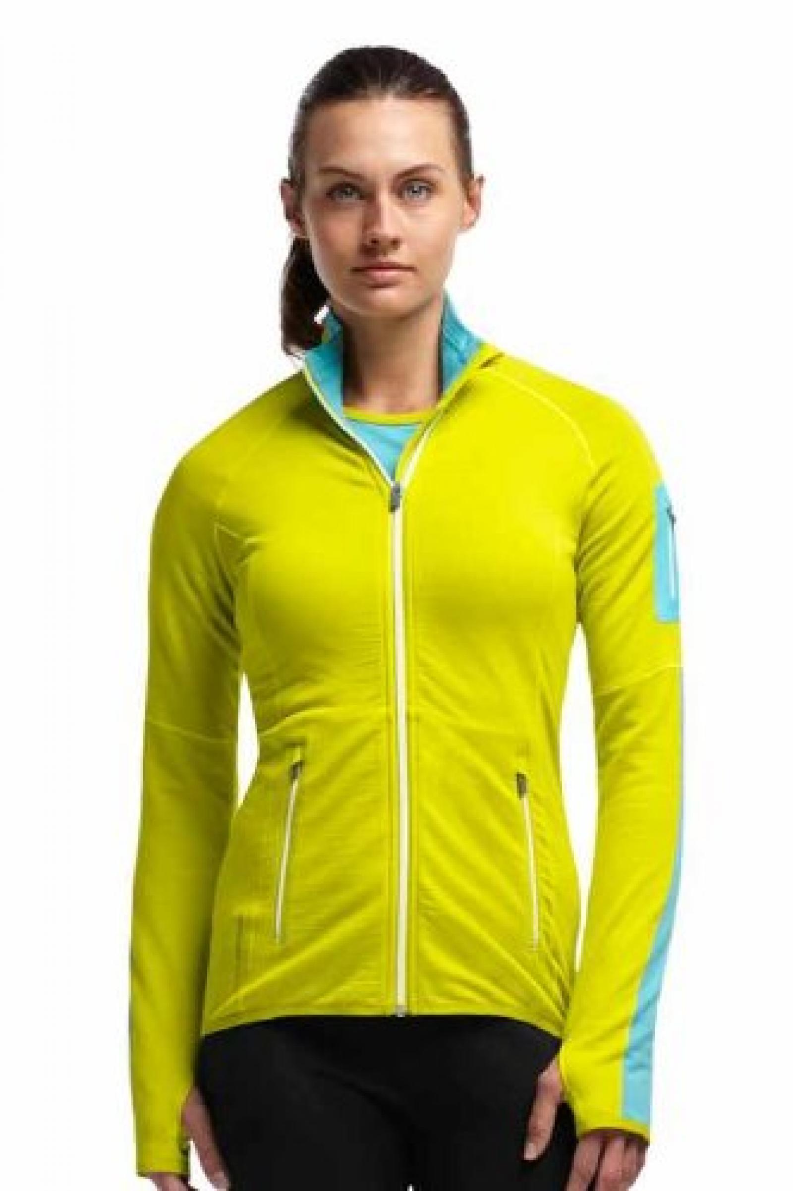 Icebreaker Damen Jacke Fleece Atom Long Sleeve Zip Icebreaker Damen Jacke Fleece Atom Long Sleeve Zip