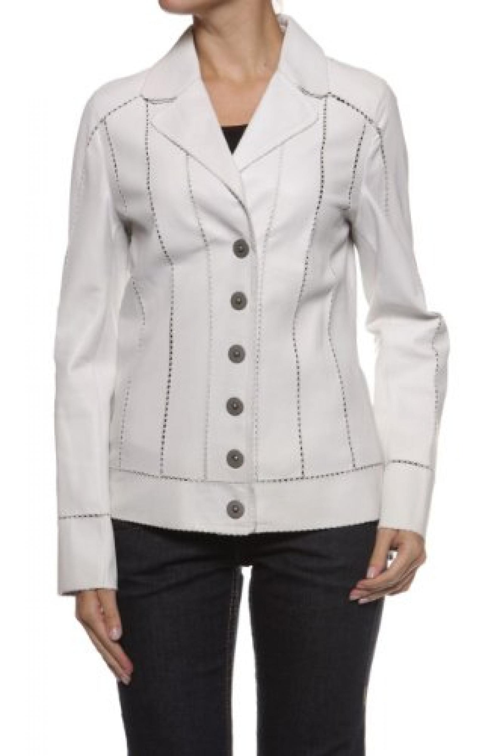 Cristiano di Thiene Lederjacke INCASA, Farbe: Hellgrau Cristiano di Thiene Lederjacke INCASA, Farbe: Hellgrau
