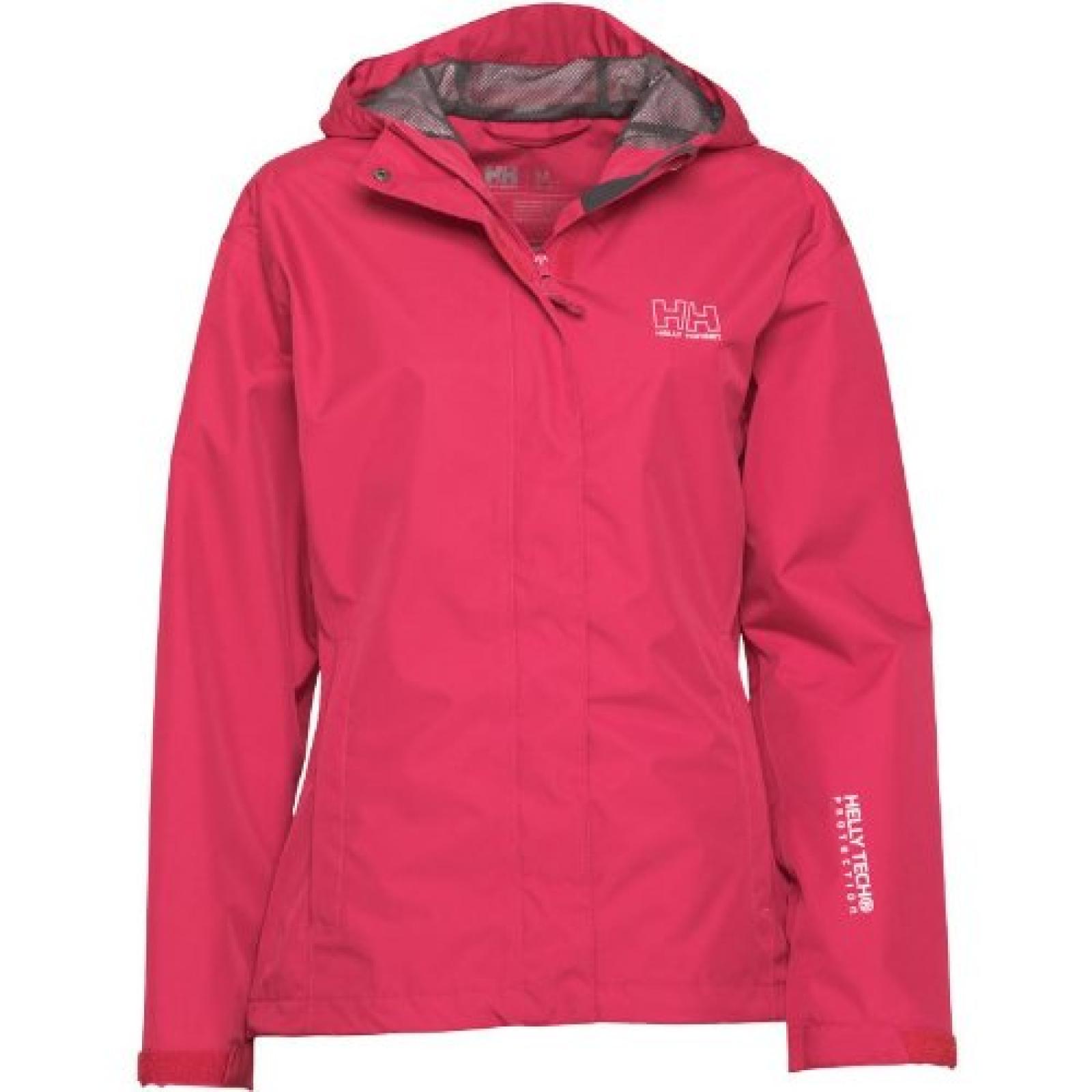 Dunkel Pink/Wei&szlig; Helly Hansen Damen Ontario Helly Tech Shell Jacke Pink 