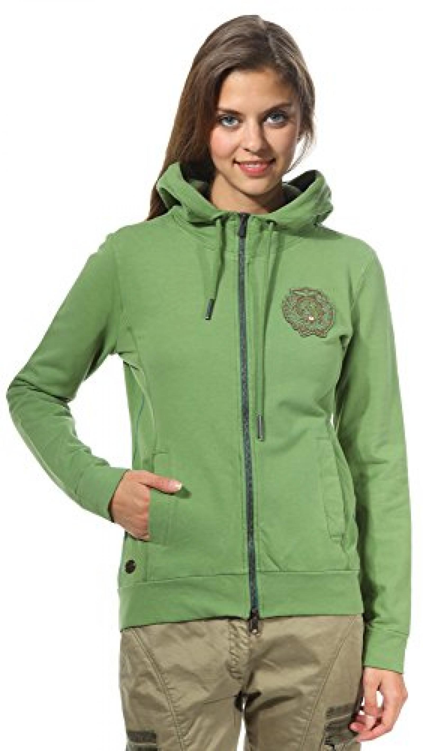 Aeronautica Militare Damen Sweatjacke Gr&uuml;n FE768DF173-39105 