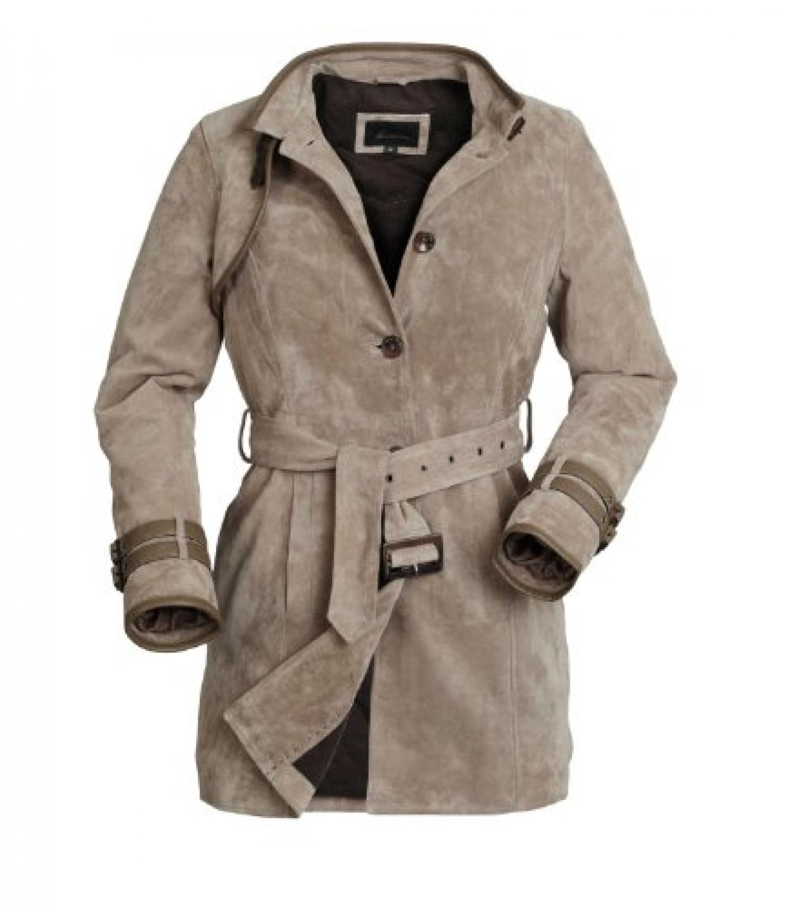 Trapper Queens Damen echt Lederjacke Filipa mud / beige 105989 Trapper Queens Damen echt Lederjacke Filipa mud / beige 105989