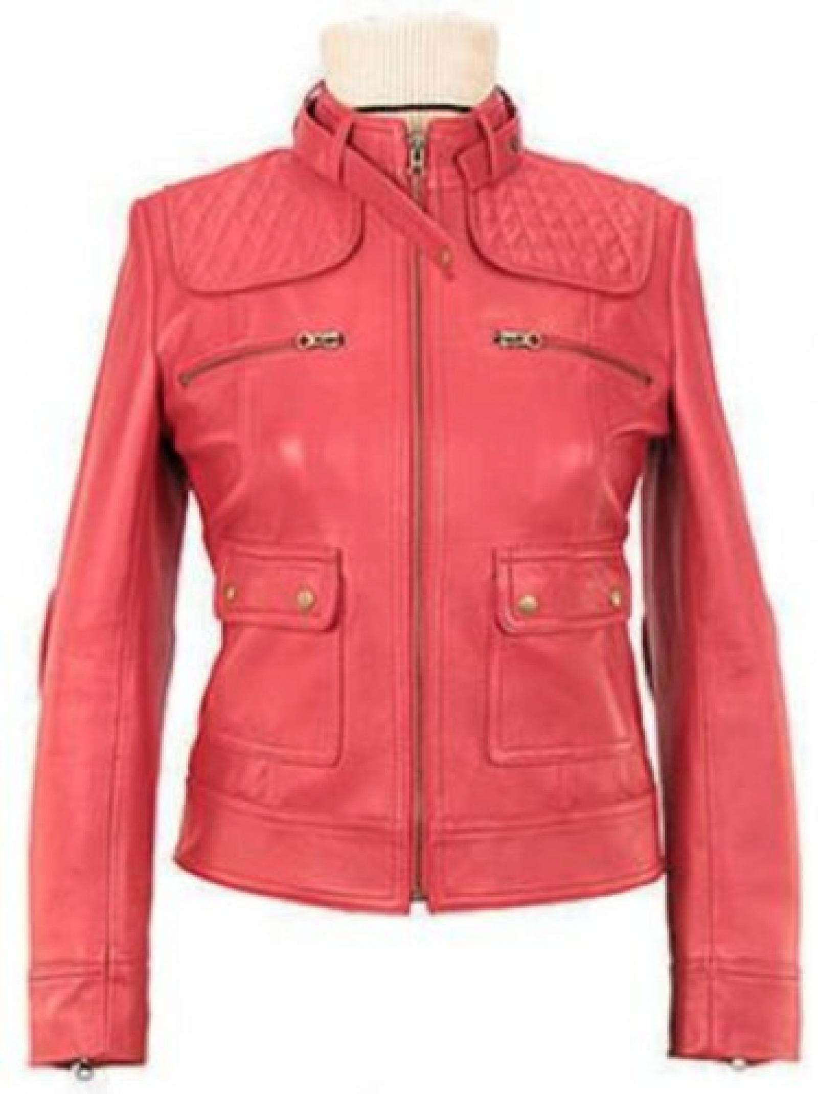 Alpakaandmore Pink Lamm nappa Lederjacke handgefertigt, Motorradjacke QW151 Alpakaandmore Pink Lamm nappa Lederjacke handgefertigt, Motorradjacke QW151