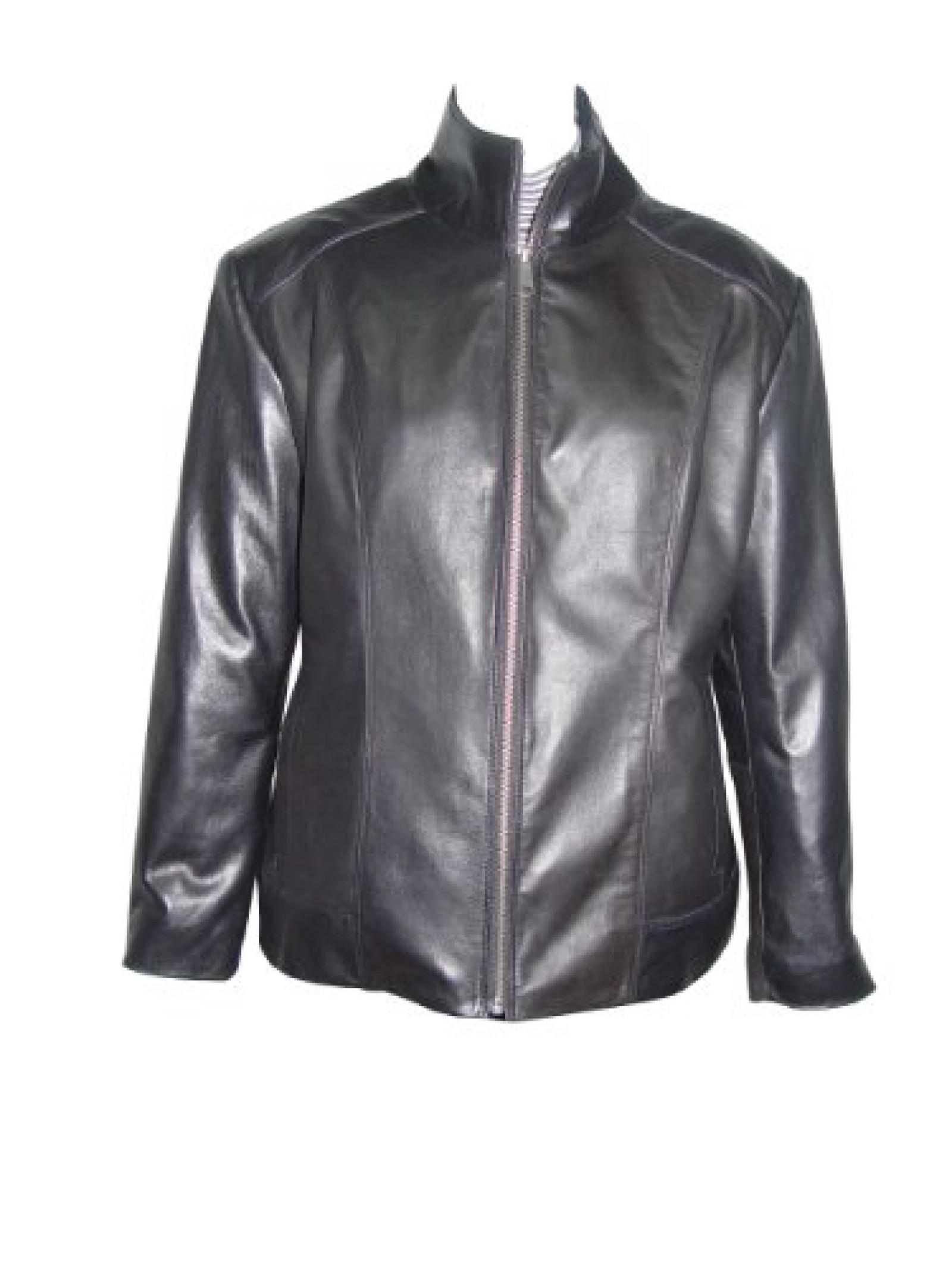 Nettailor Women PLUS SIZE 4198 Soft Leather New Casual Biker Jacket Zip Front Nettailor Women PLUS SIZE 4198 Soft Leather New Casual Biker Jacket Zip Front