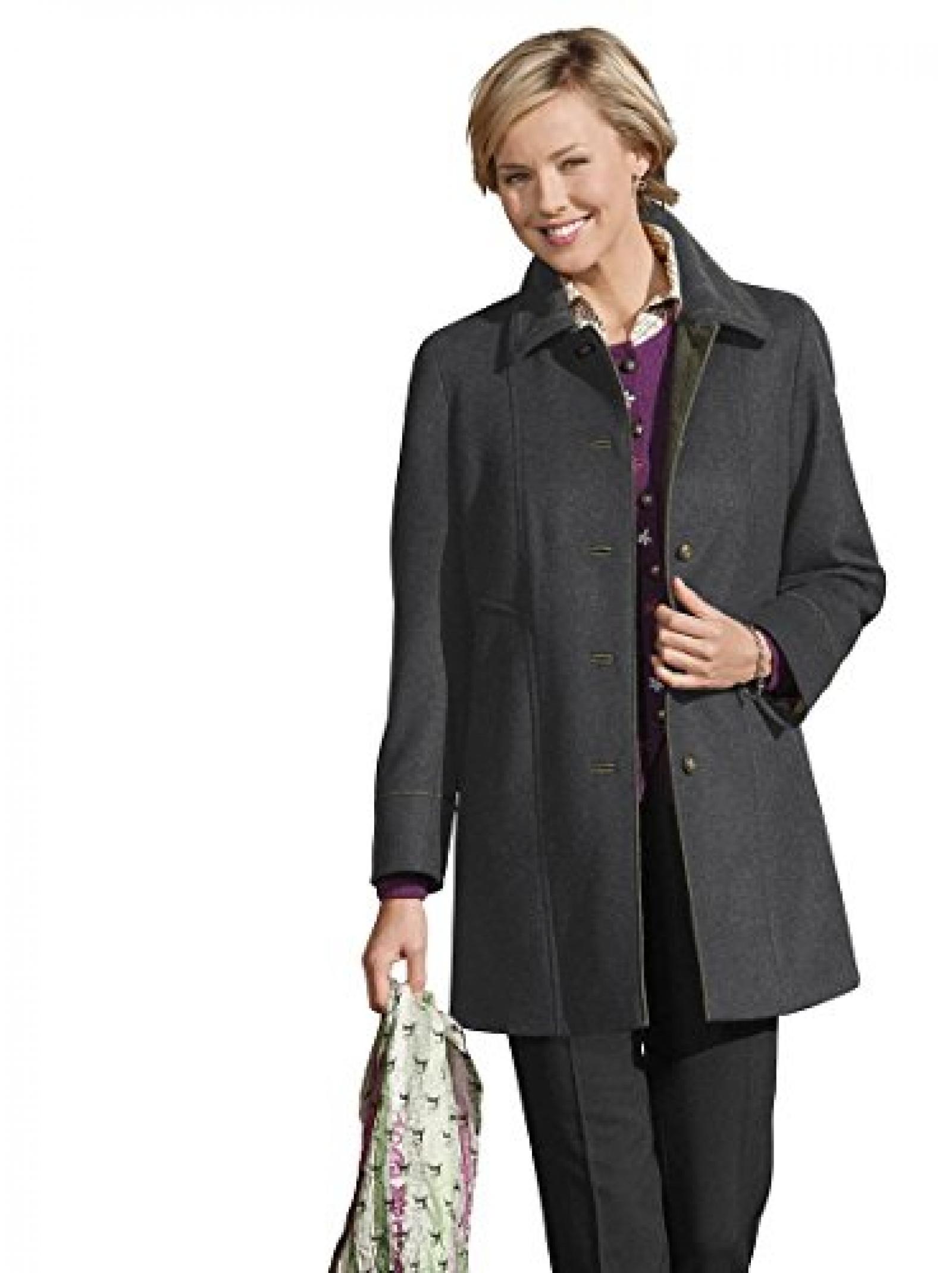 Damen-Loden-Jacke - anthrazit-meliert - Witt Weiden - 322645 