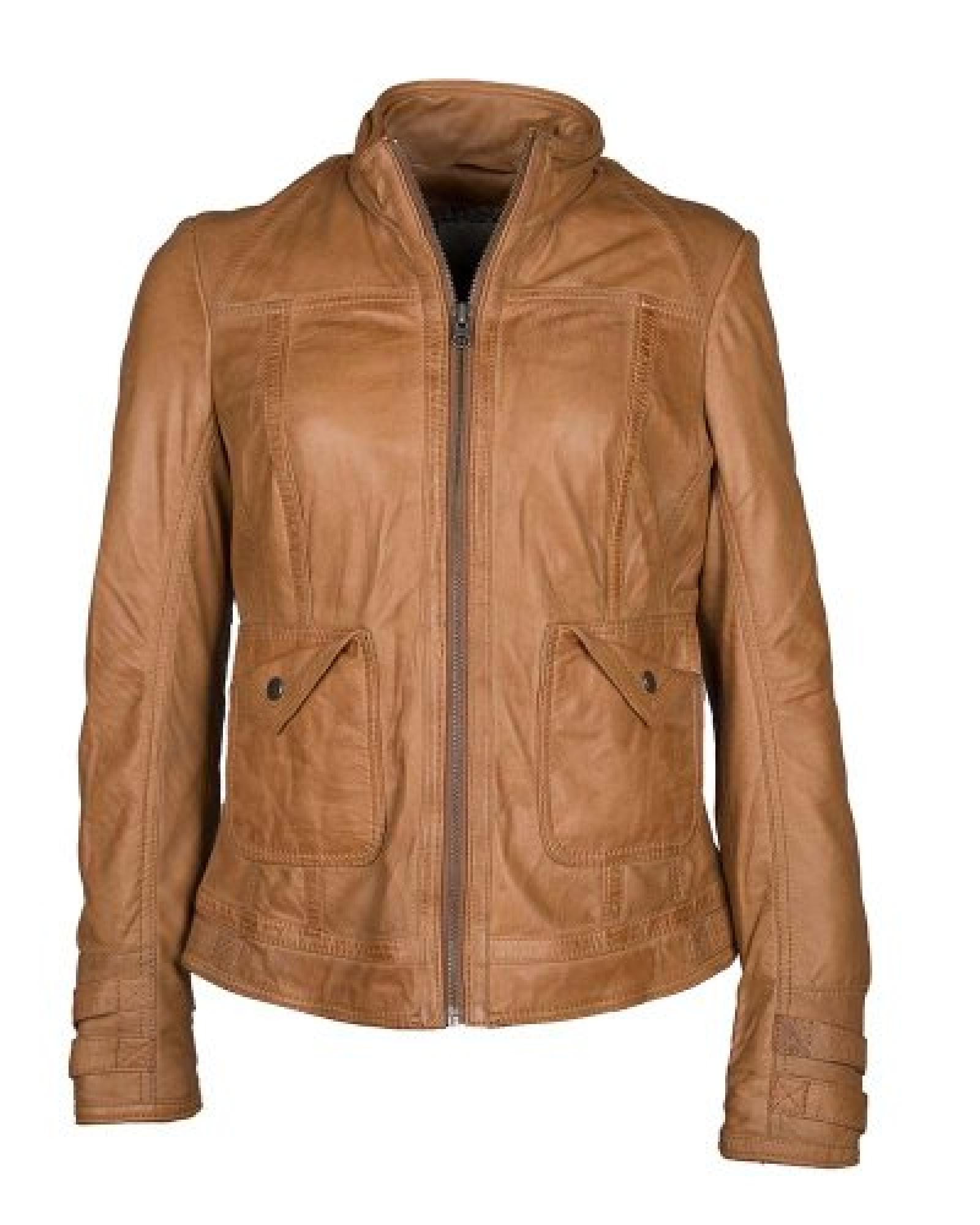 Mustang Lederjacke, Damen Ellesmere (camel) Mustang Lederjacke, Damen Ellesmere (camel)