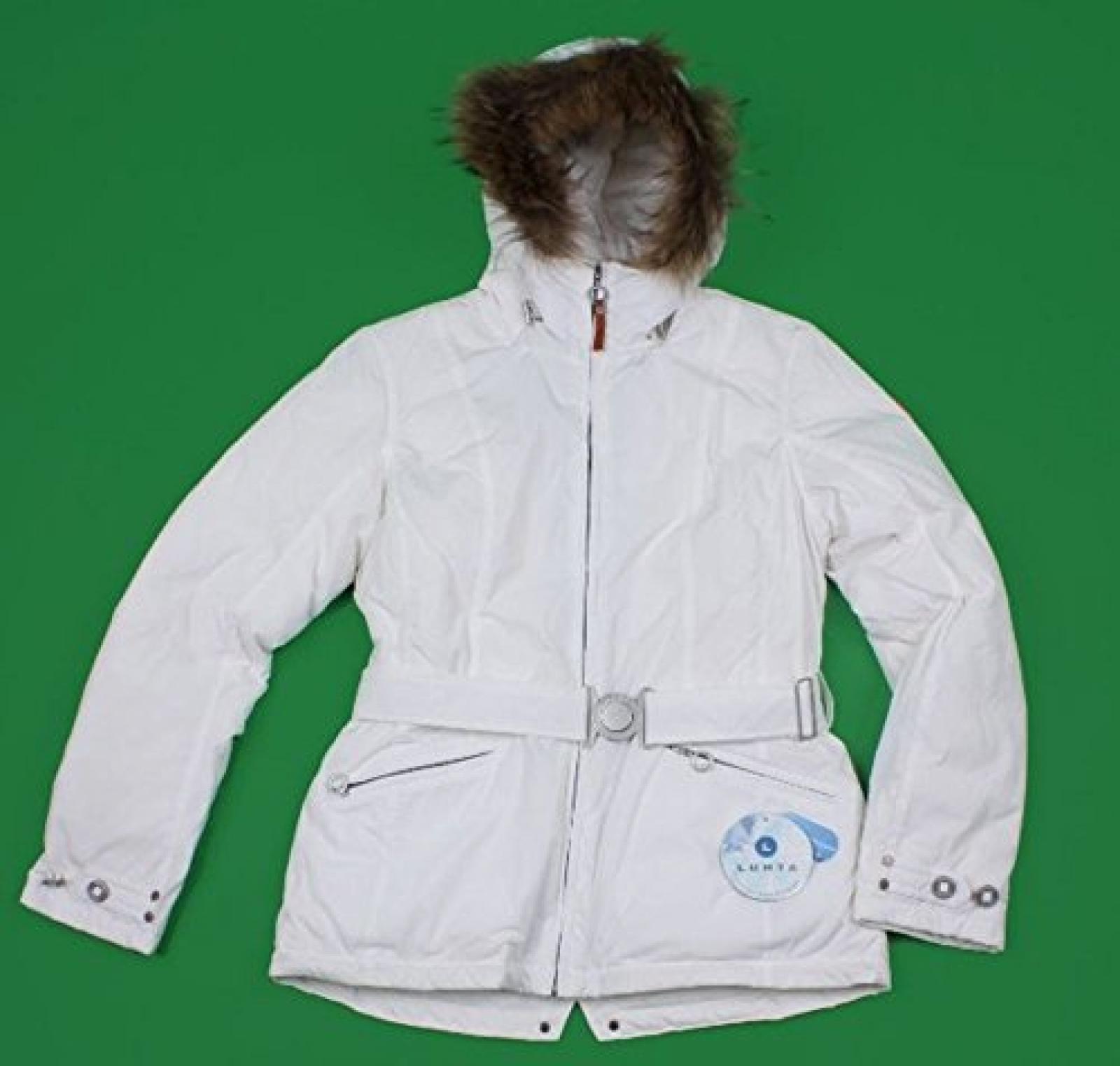 Gr. S/36 Orig. LUHTA Damen Winter Daunen Jacke JULIA m. Kapuze WEISS Gr. S/36 Orig. LUHTA Damen Winter Daunen Jacke JULIA m. Kapuze WEISS